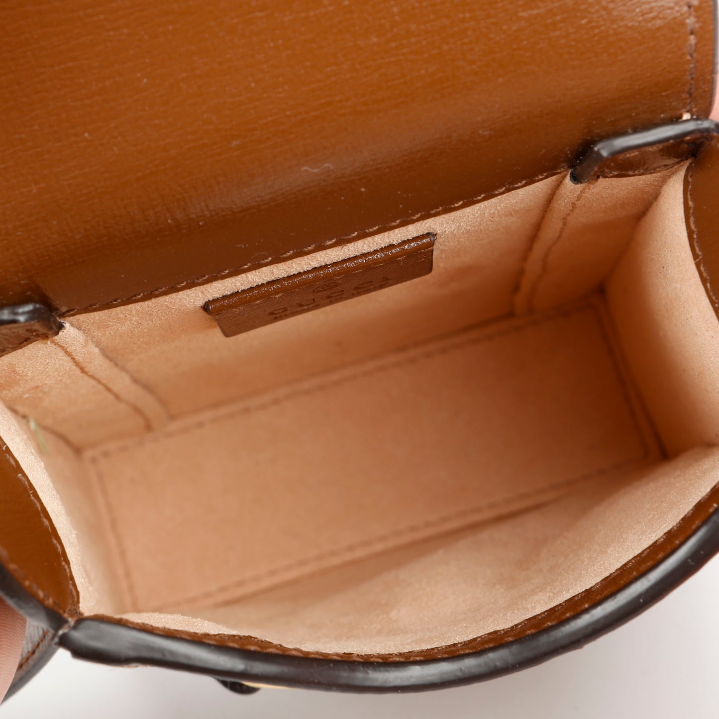 Mini Horsebit Crossbody, Coated Canvas