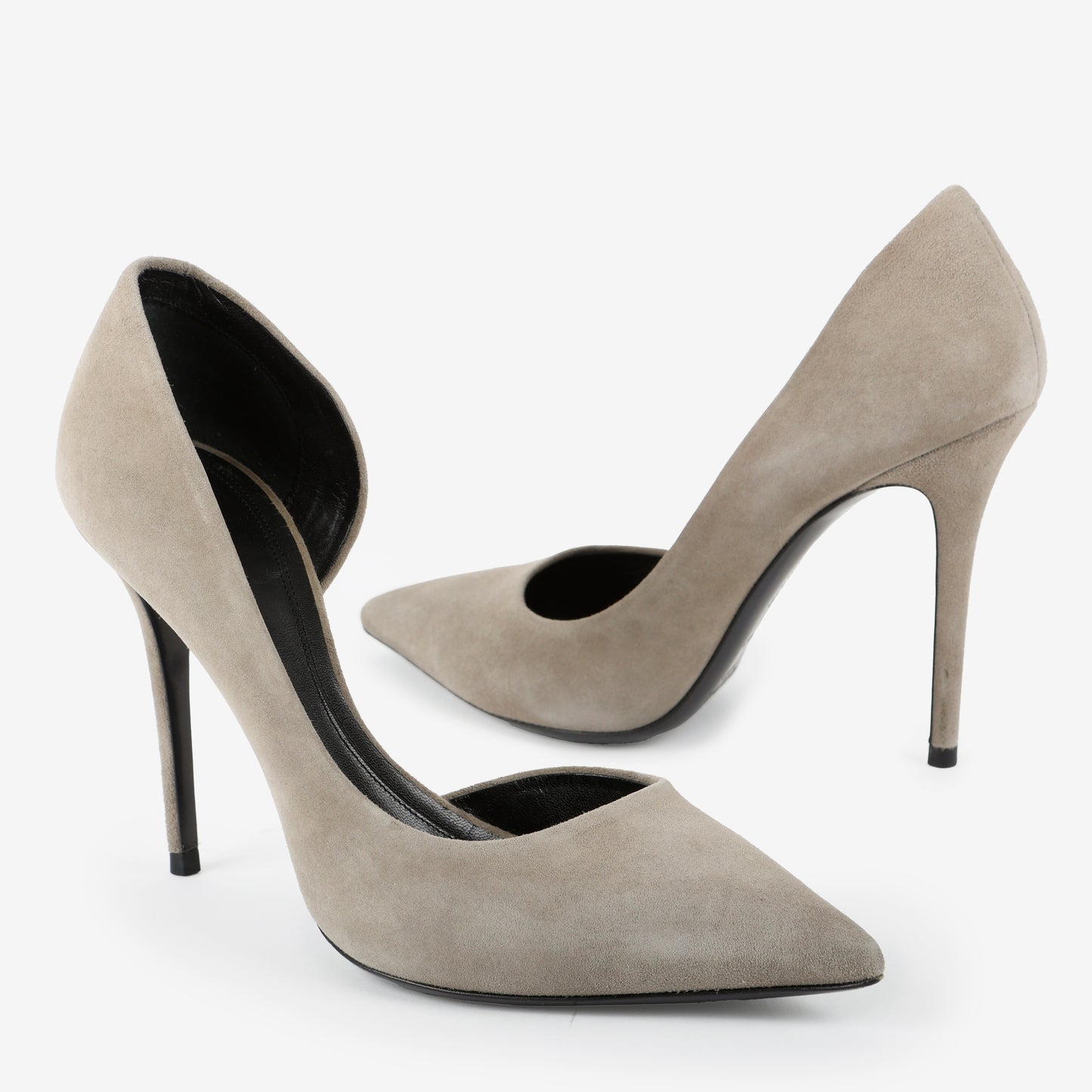 D'Orsay Pump, Grey