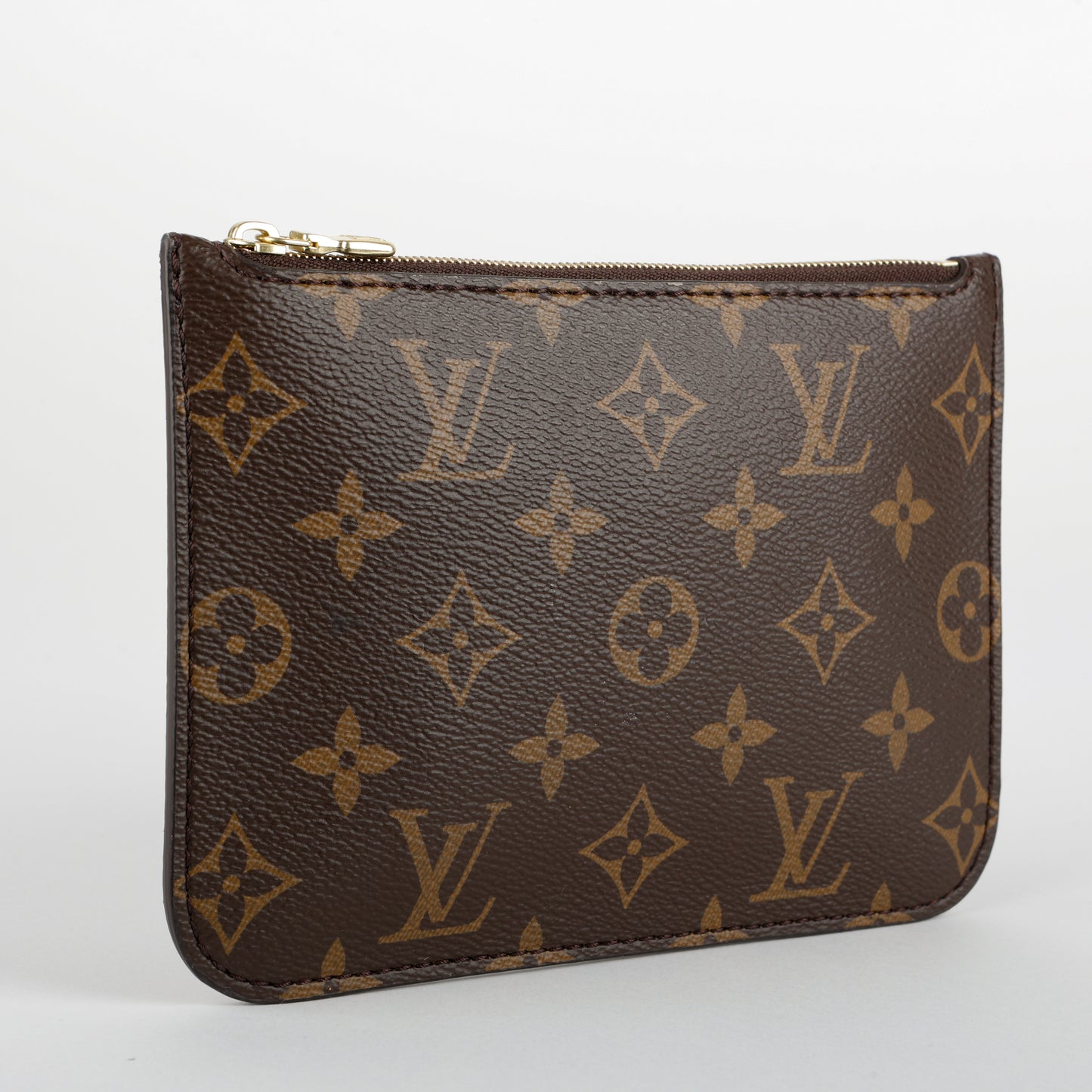 Pochette Wristlet PM, Monogram Brown