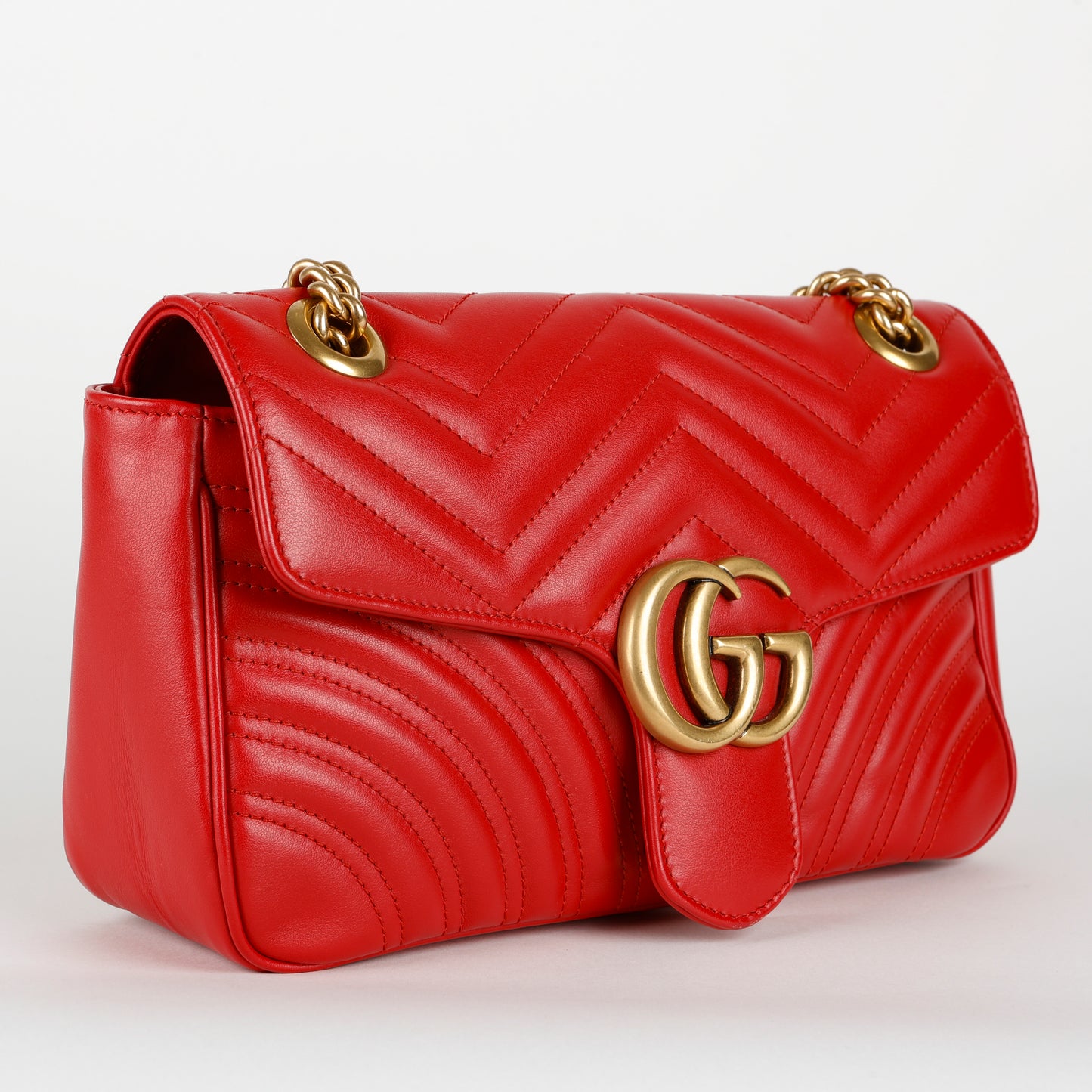 Small Marmont Shoulder Bag, Red