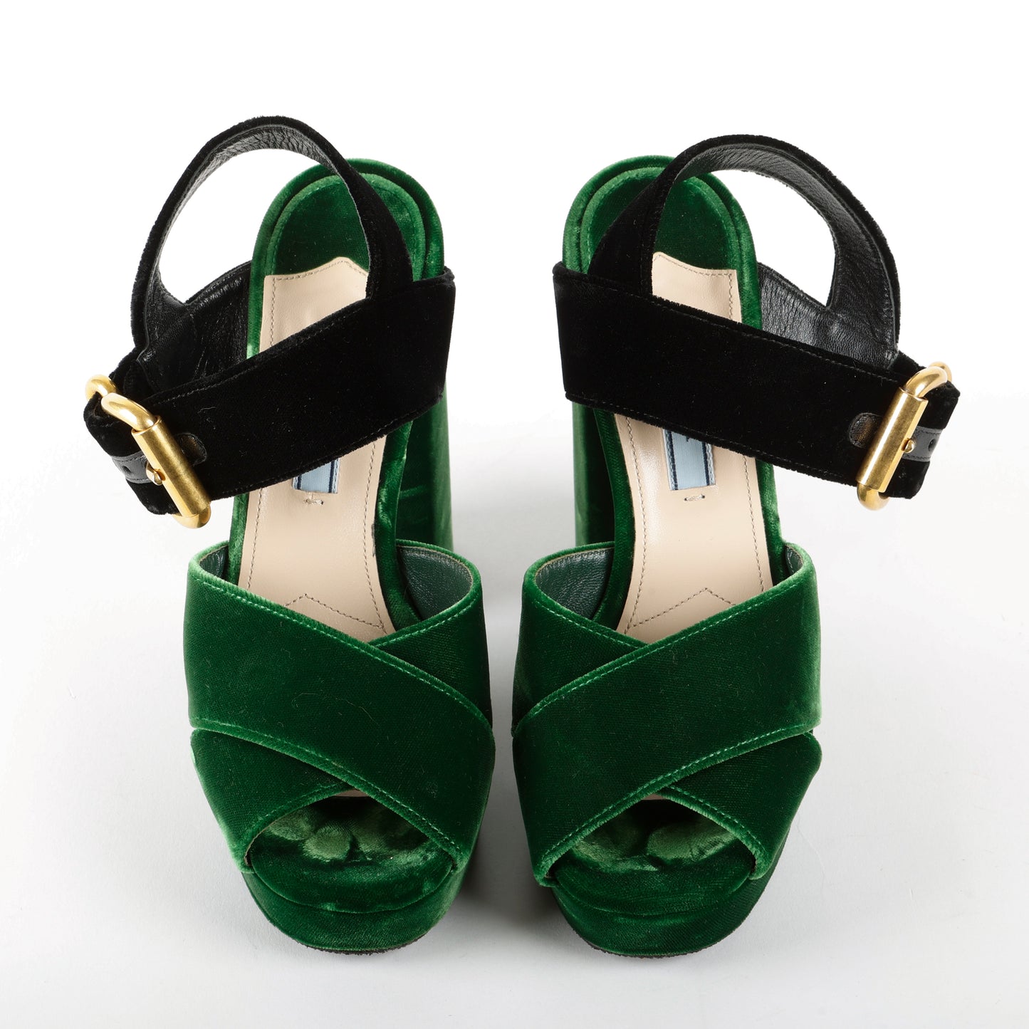 Velvet Platform Sandal