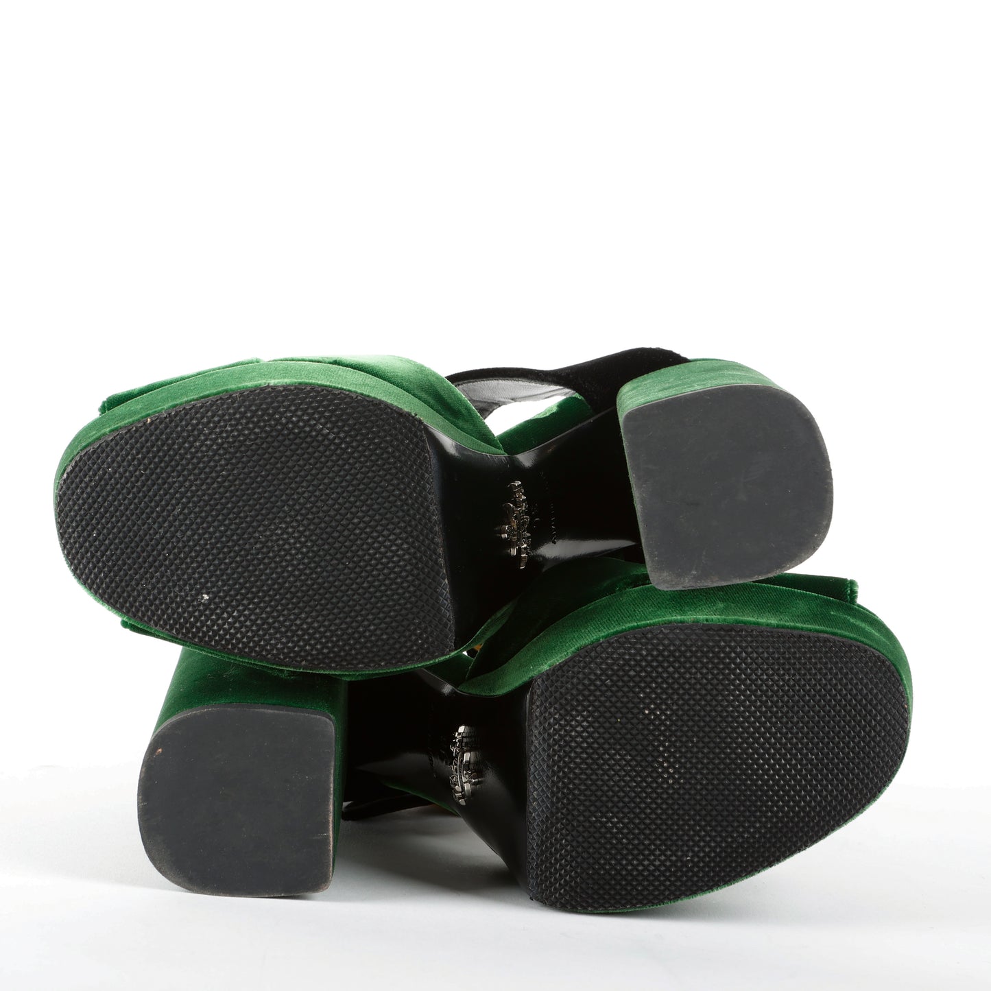 Velvet Platform Sandal