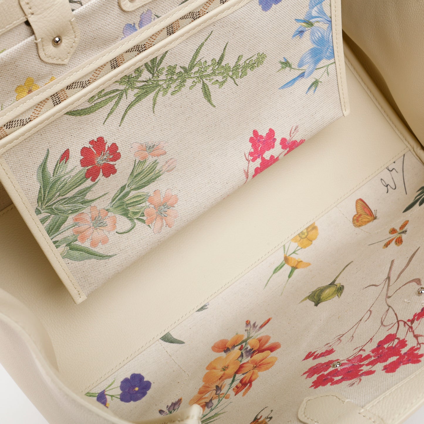 Saigon Tote Cream Floral