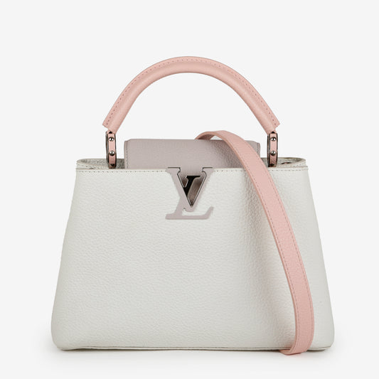 Capucines PM, White/Lilac/Pink