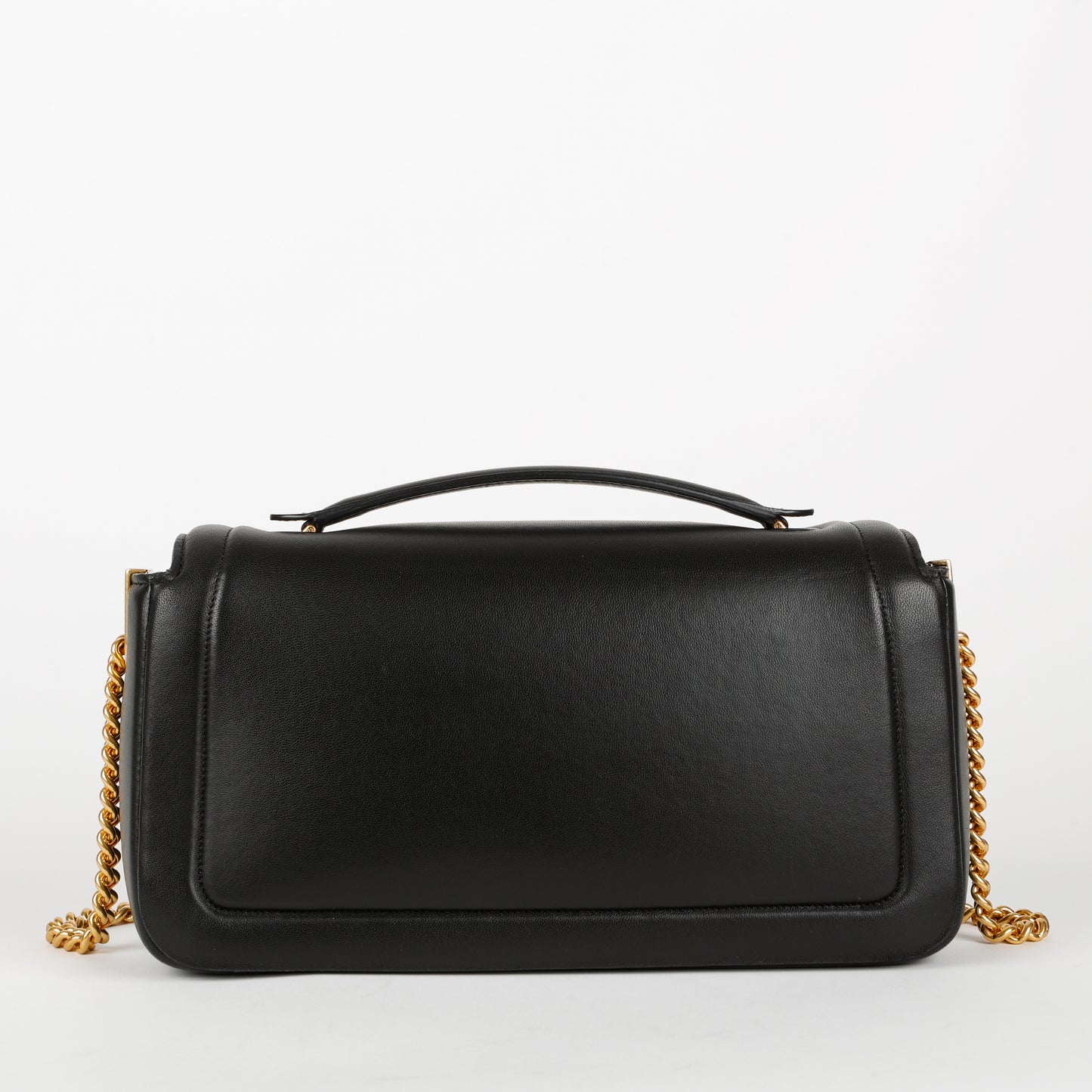 Medium Baguette Chain Bag, Black
