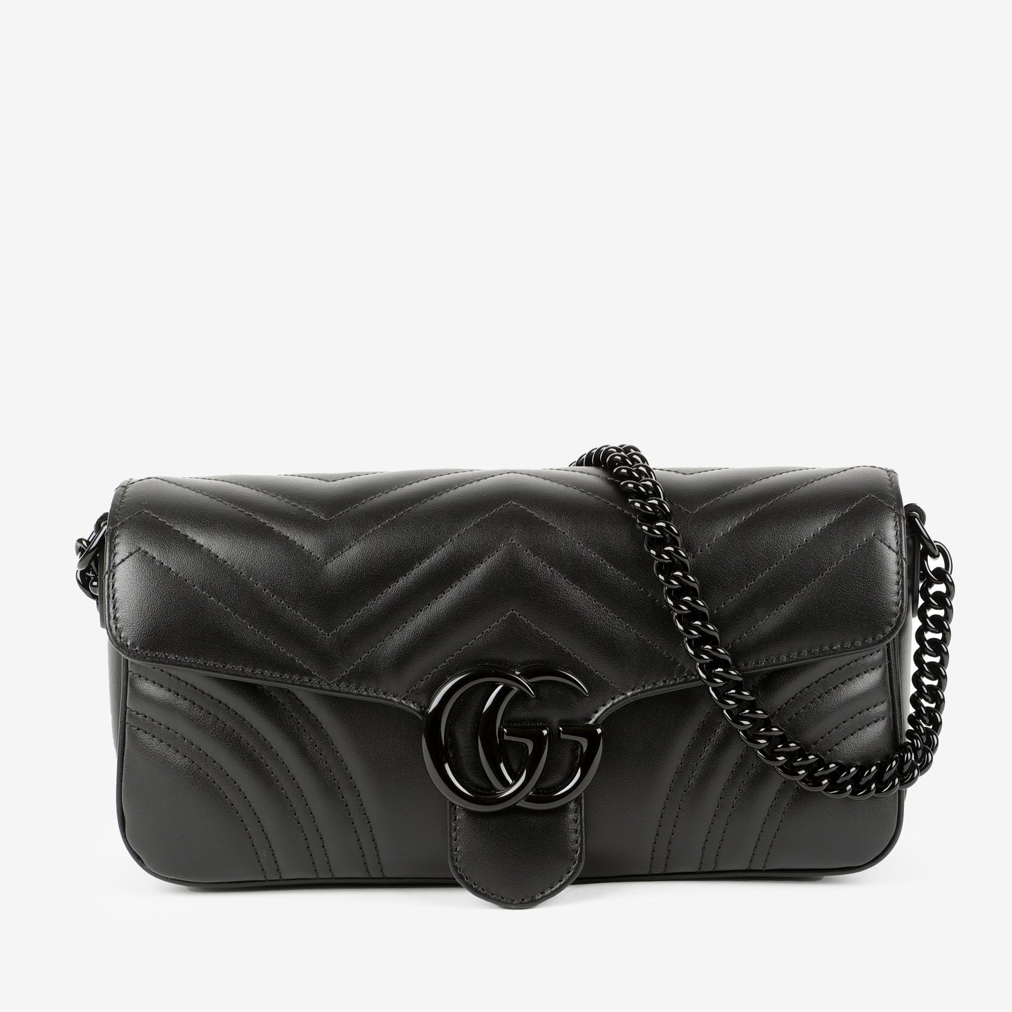 Small GG Marmont, So Black