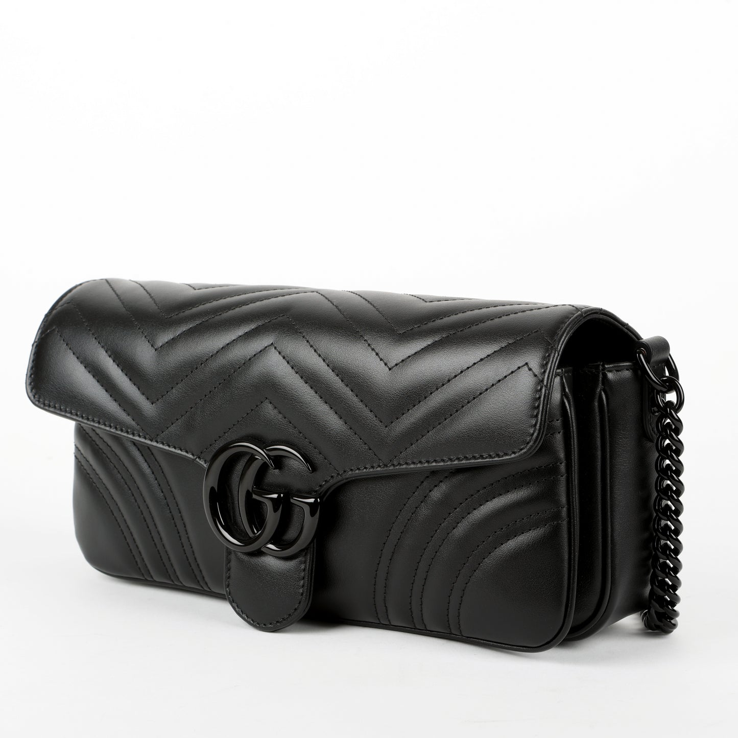Small GG Marmont, So Black