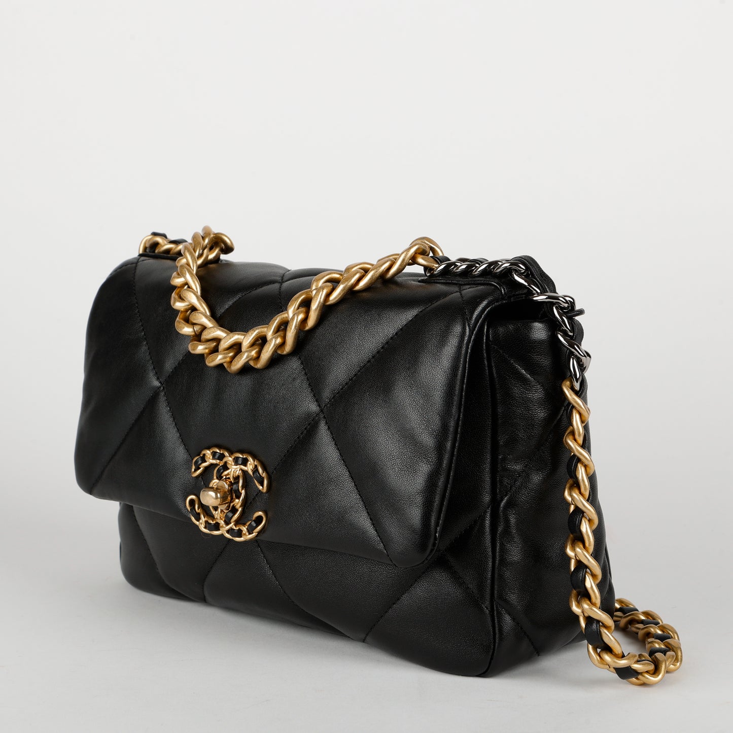 Small 19, Black Lambskin