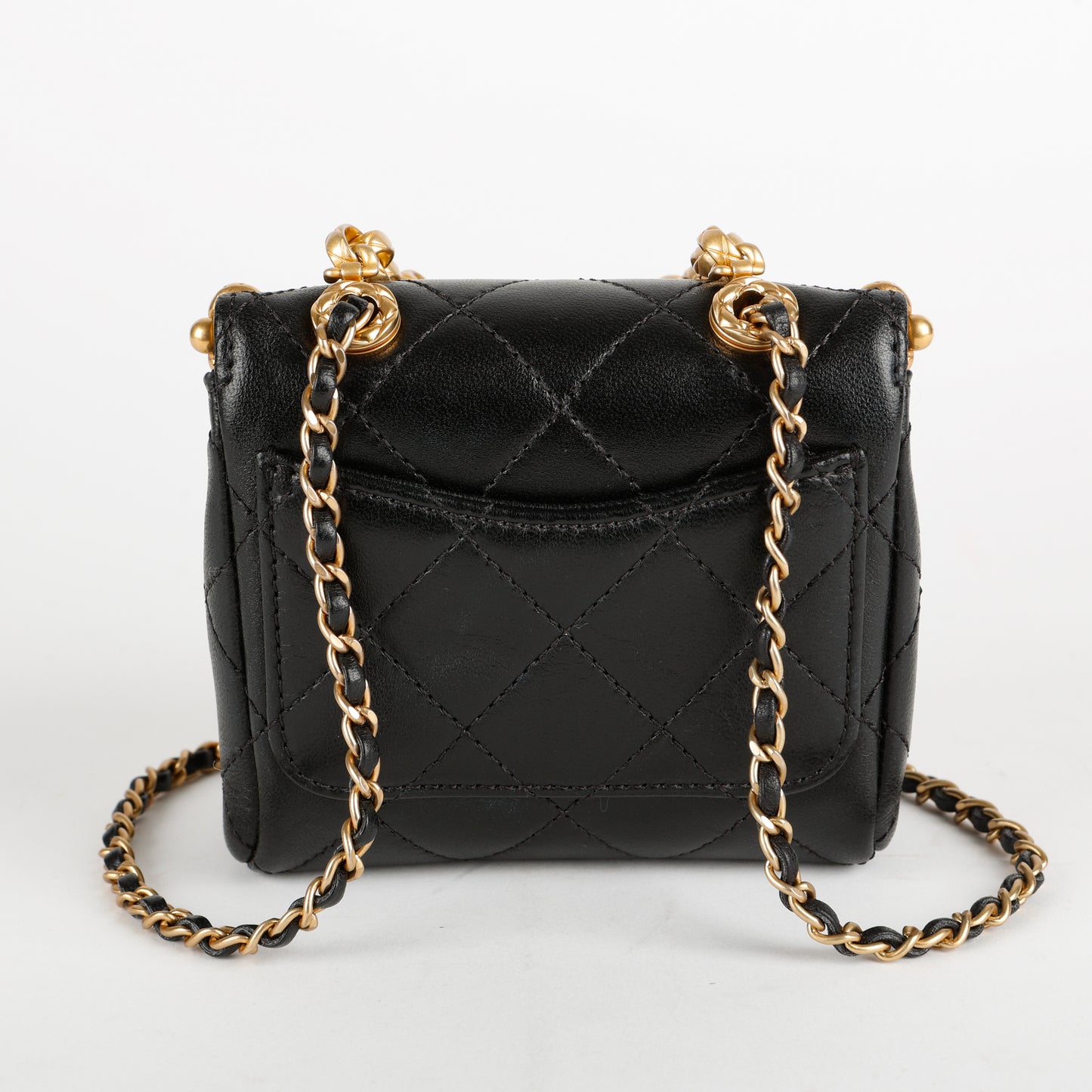 Mini My Crush Bag, Black Lambskin Aged Gold Hardware
