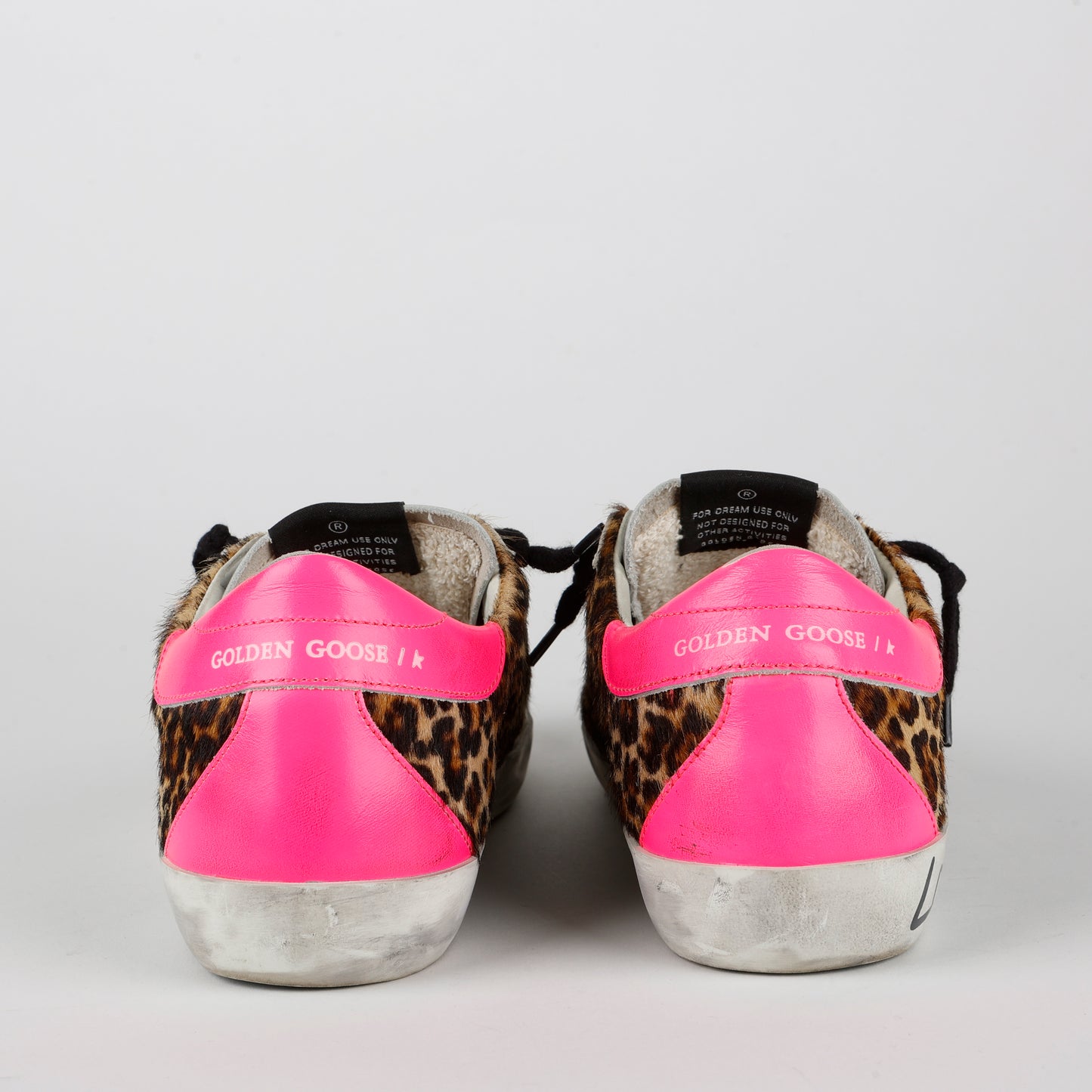 Super Star Platinum, Cheetah/Pink/Silver Star (Size 38)