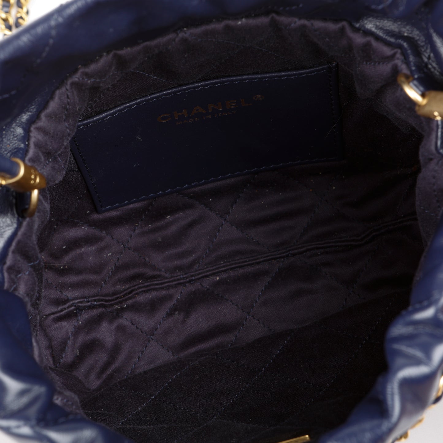 Mini 22 Navy Lambskin