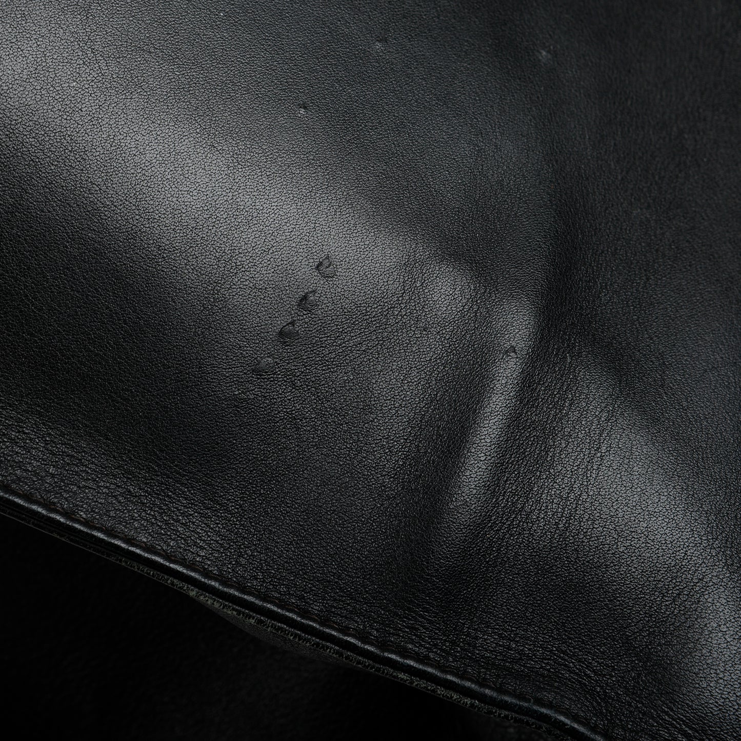 XL Chain Tote, Black Lambskin