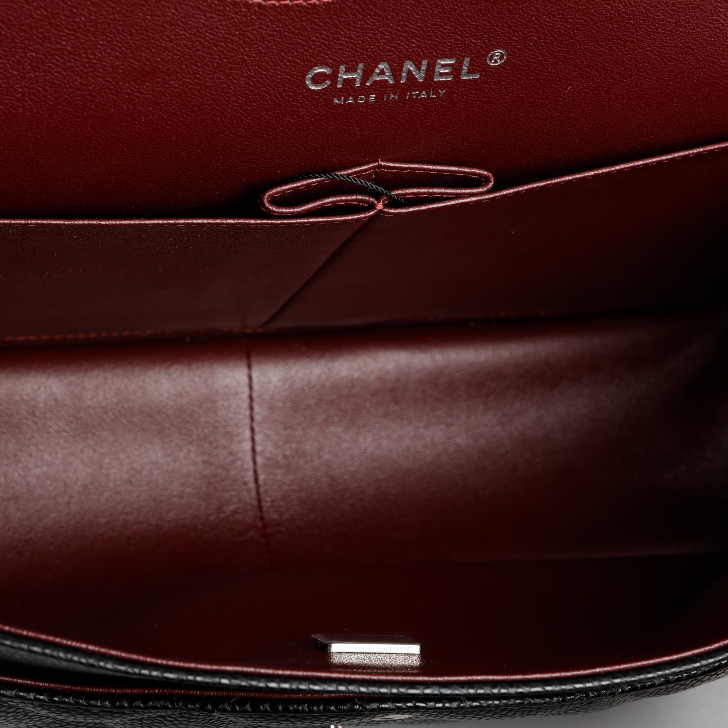 Jumbo Double Flap, Black Caviar