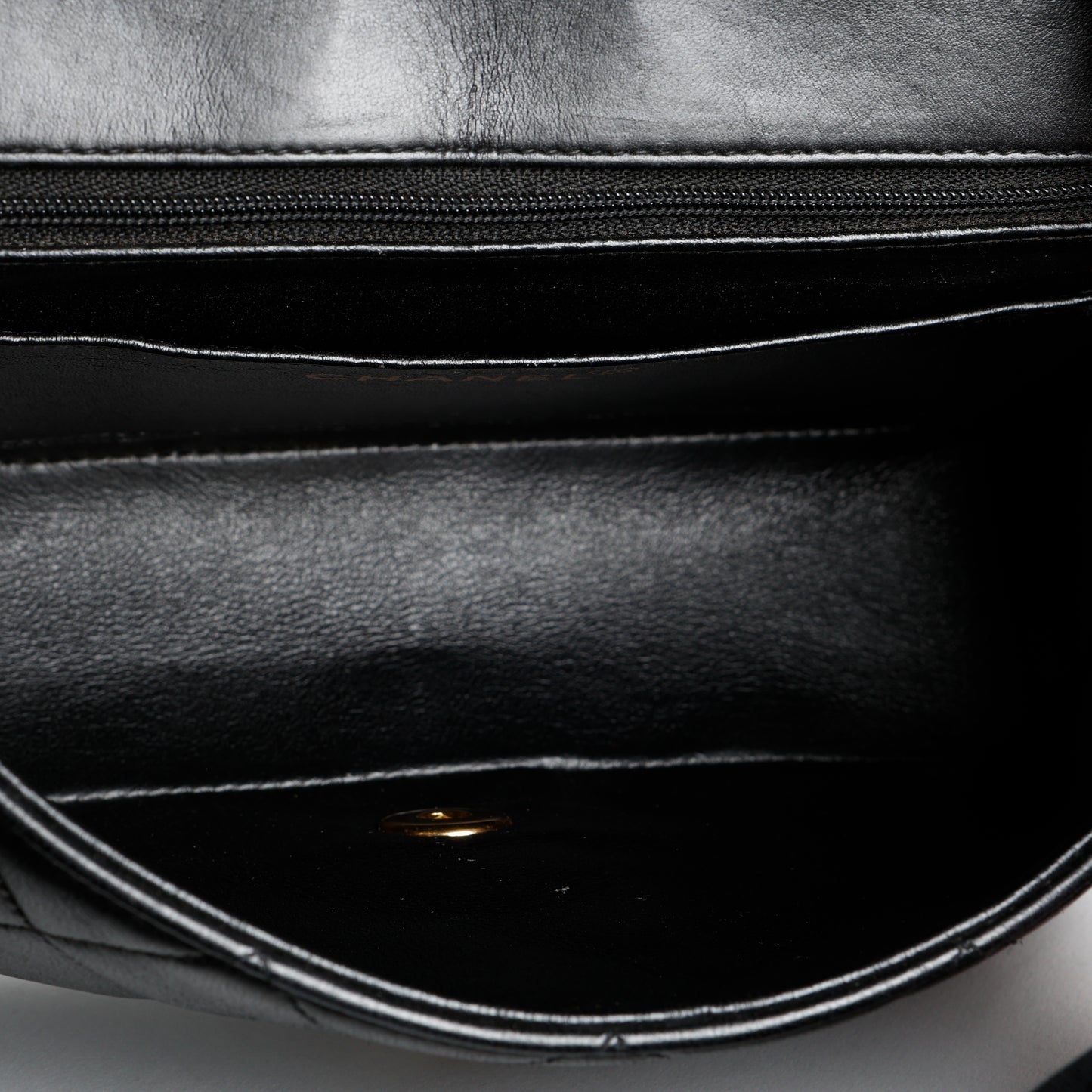 Small Diana, Black Lambskin