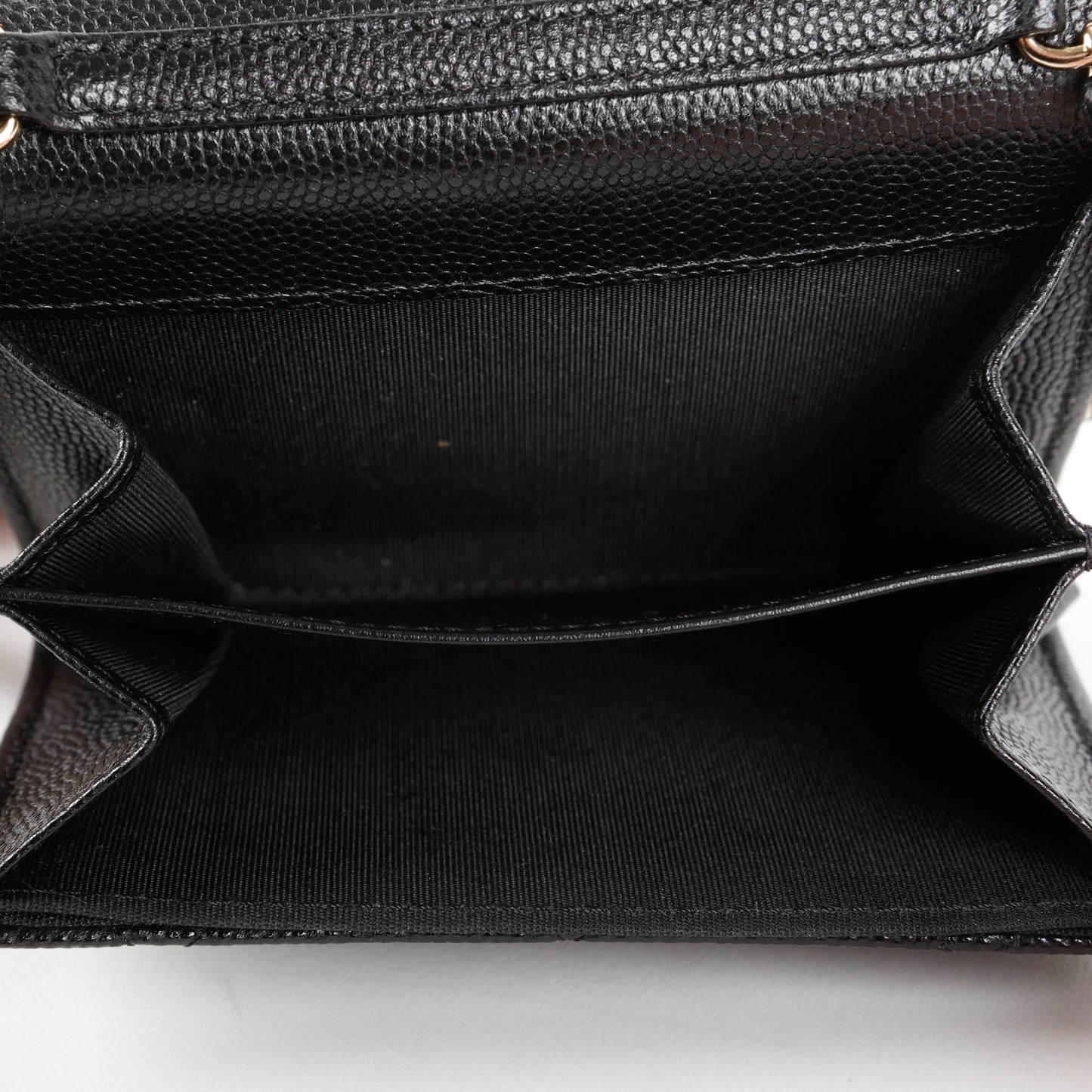 Caviar Coco Candy Card Holder on Chain Black