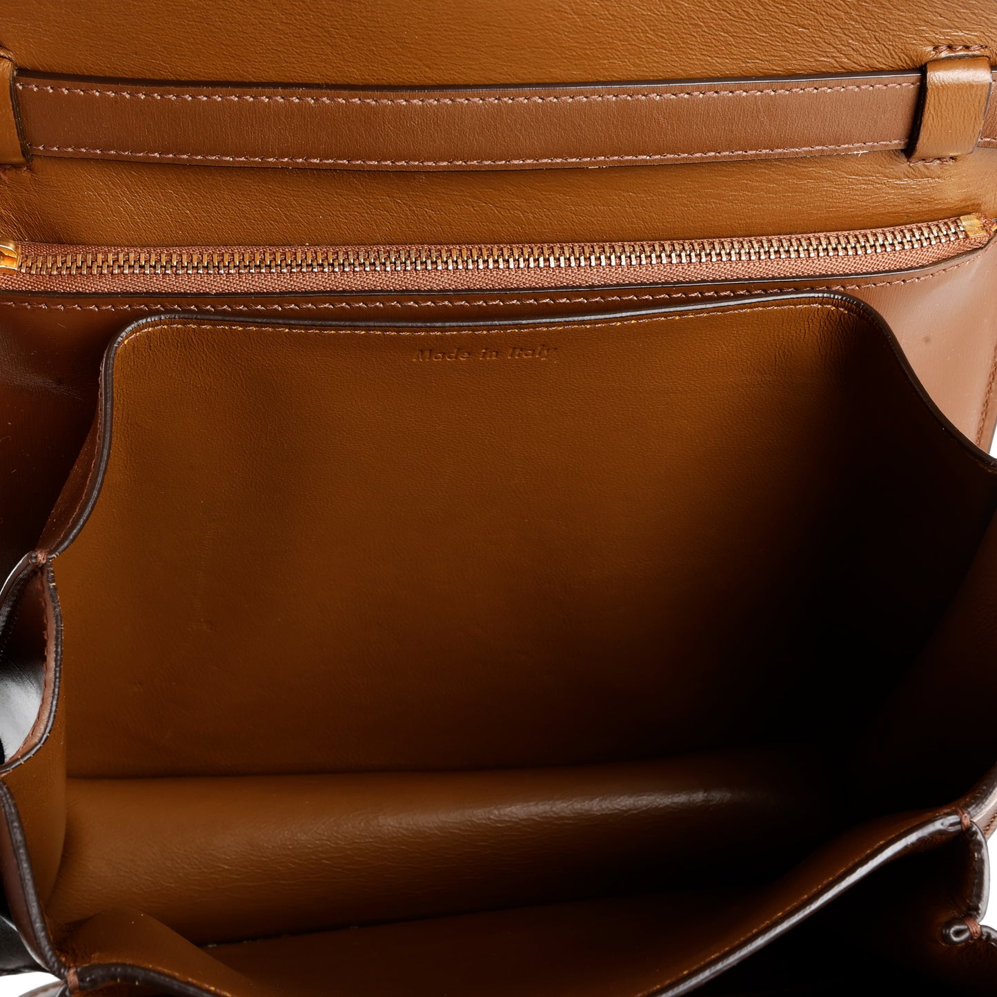 Medium Classic Box Bag, Brown Calfskin