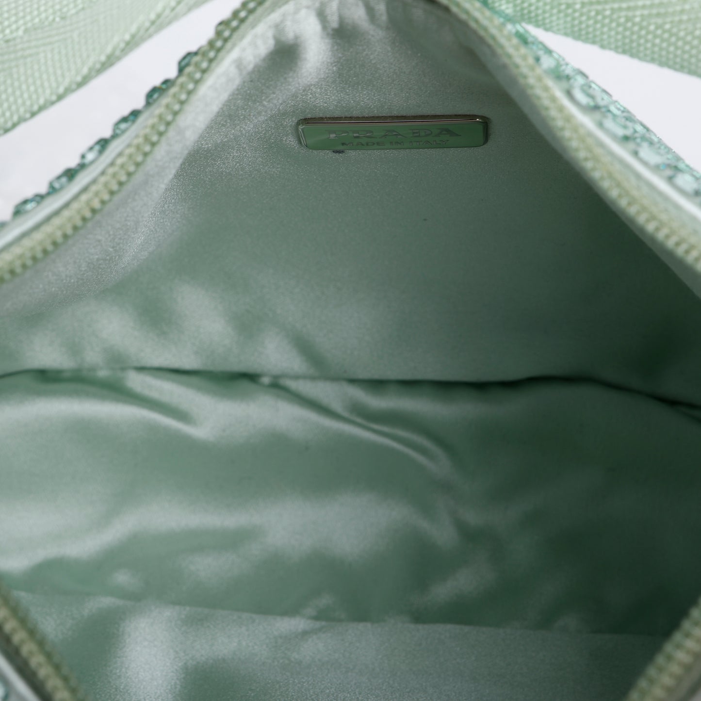 Mini 2000 Re-Edition Mint Green Crystal Embellished