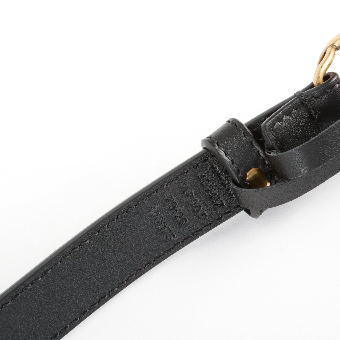 GG Marmont Thin Belt, Black