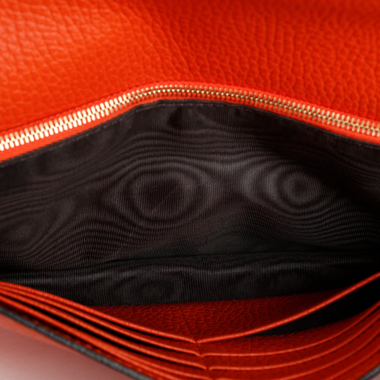 Blondie Wallet on Chain, Orange Calfskin