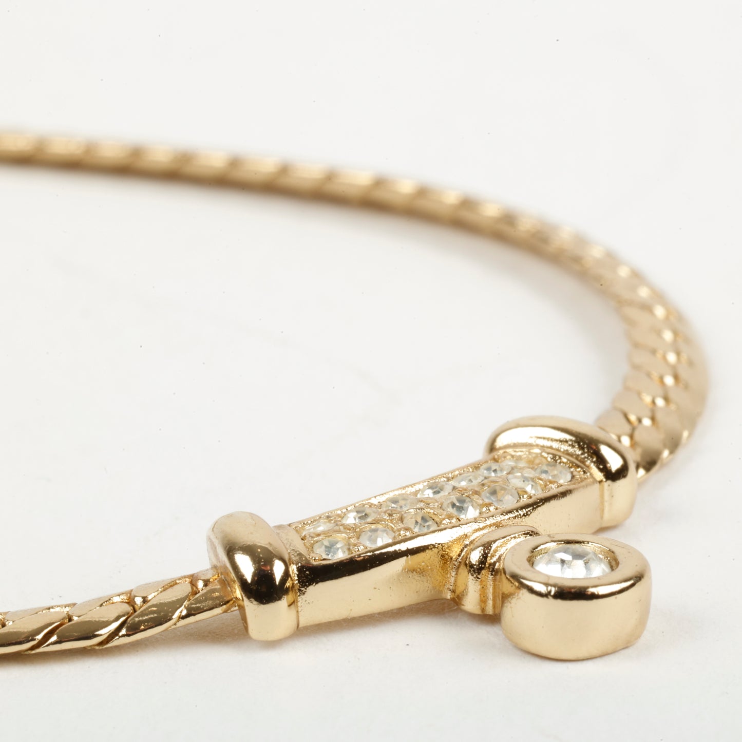 Gold Rhinestone Necklace