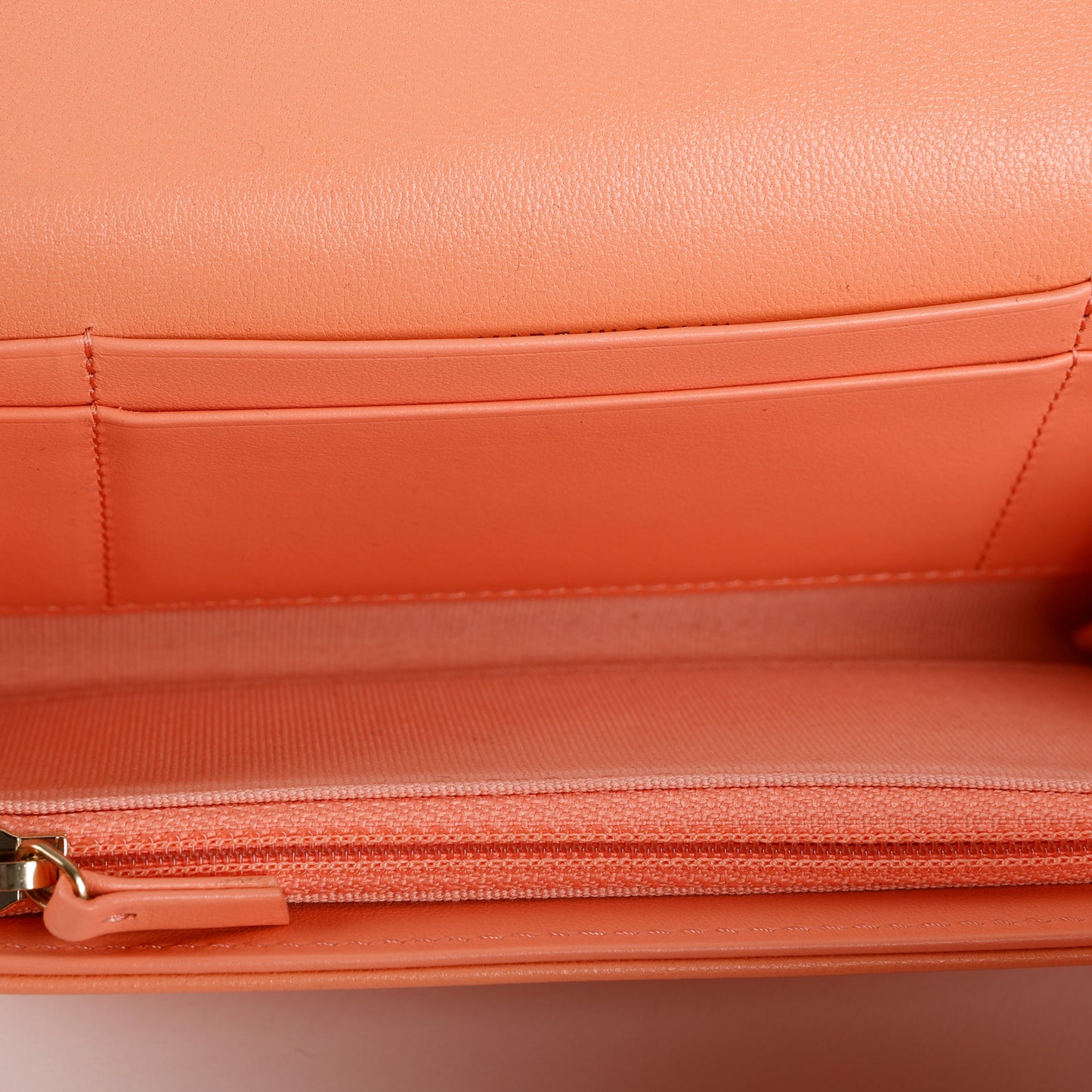 19 Wallet, Peach Lambskin