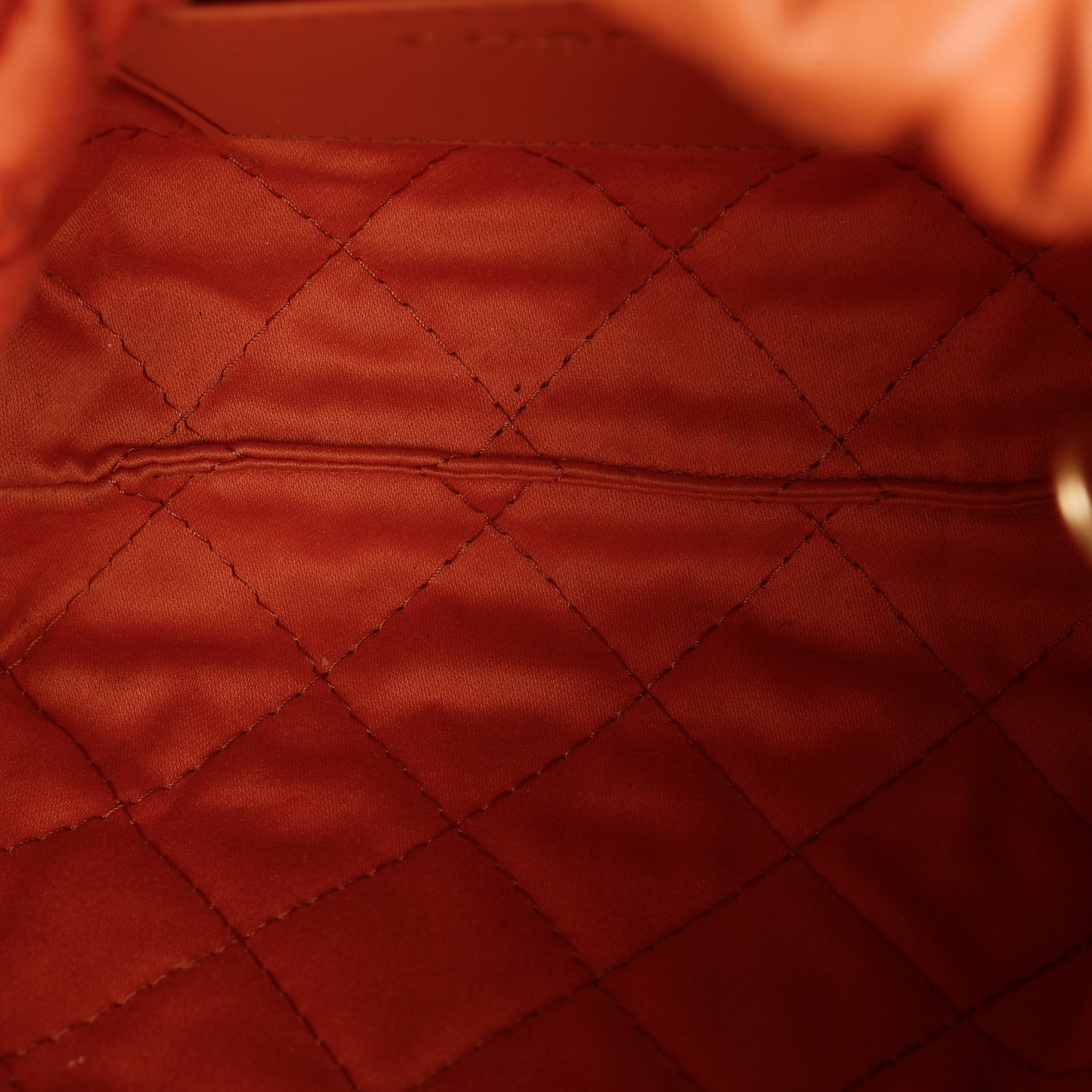 Mini 22, Orange Calfskin