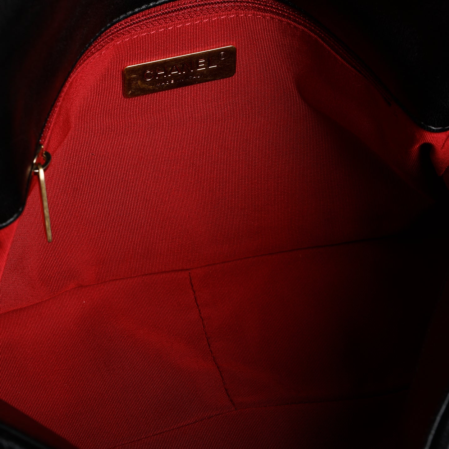 Large 19, Black Lambskin