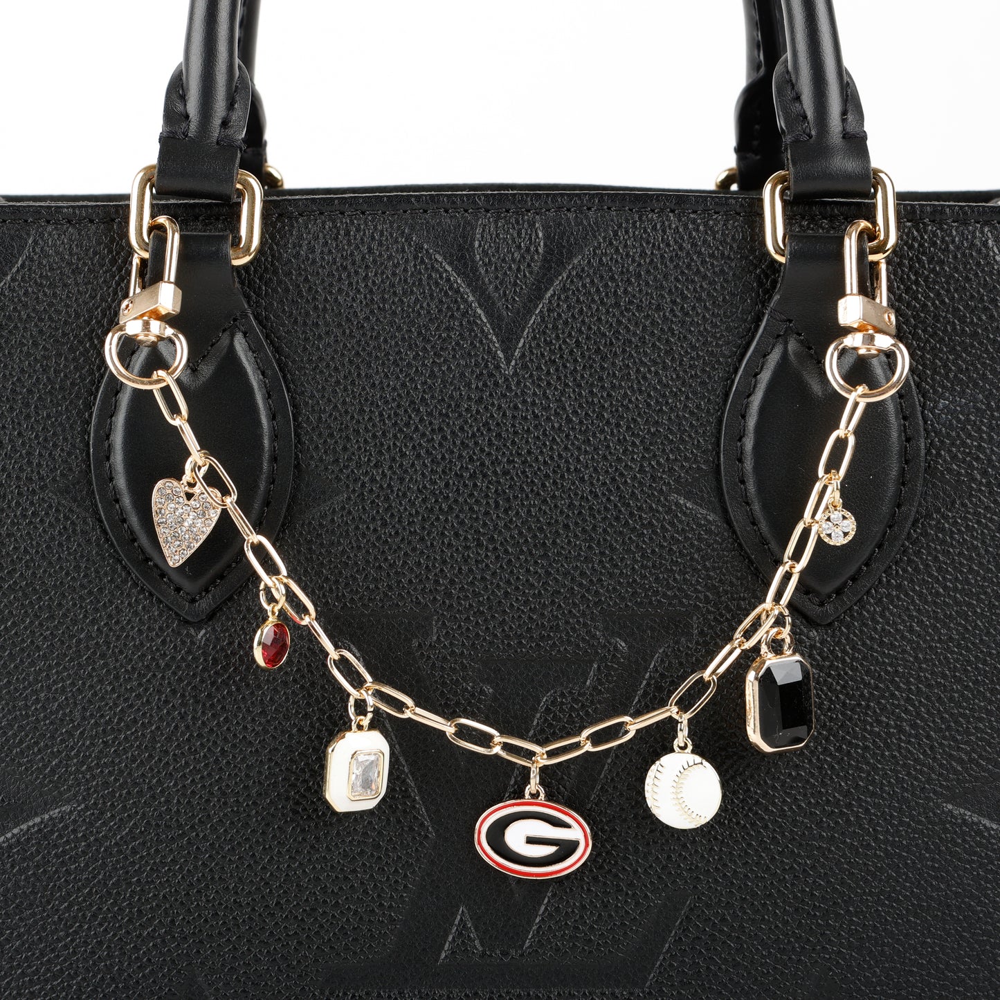 "Bulldog Baseball" Bag Charm