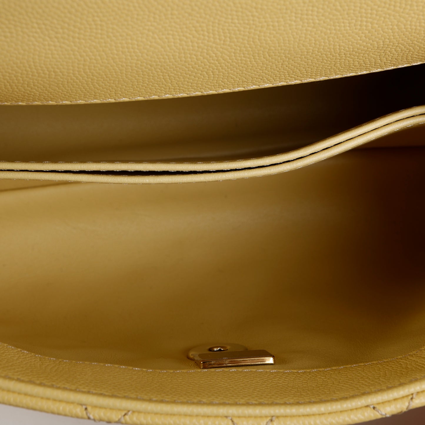 Small Coco Handle, Yellow Caviar