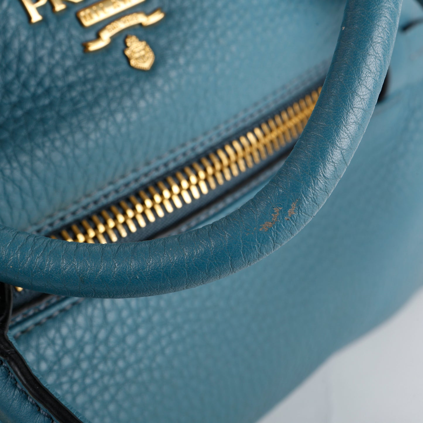 Medium Phenix 2-Way Tote, Blue Calfskin