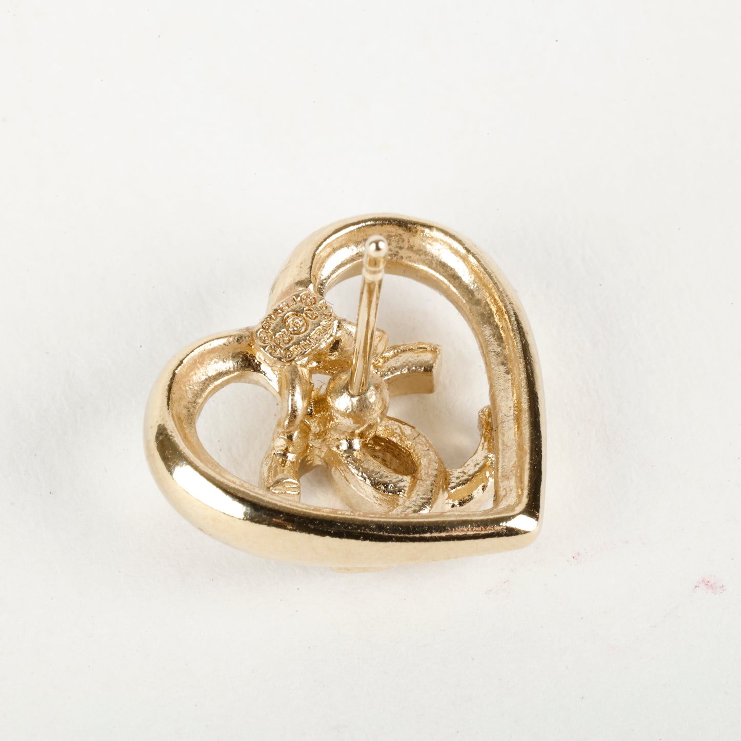 23C Heart Crystal CC Earrings