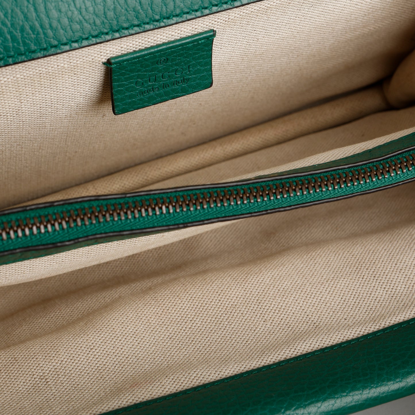 Medium Dionysus, Emerald Green Calfskin