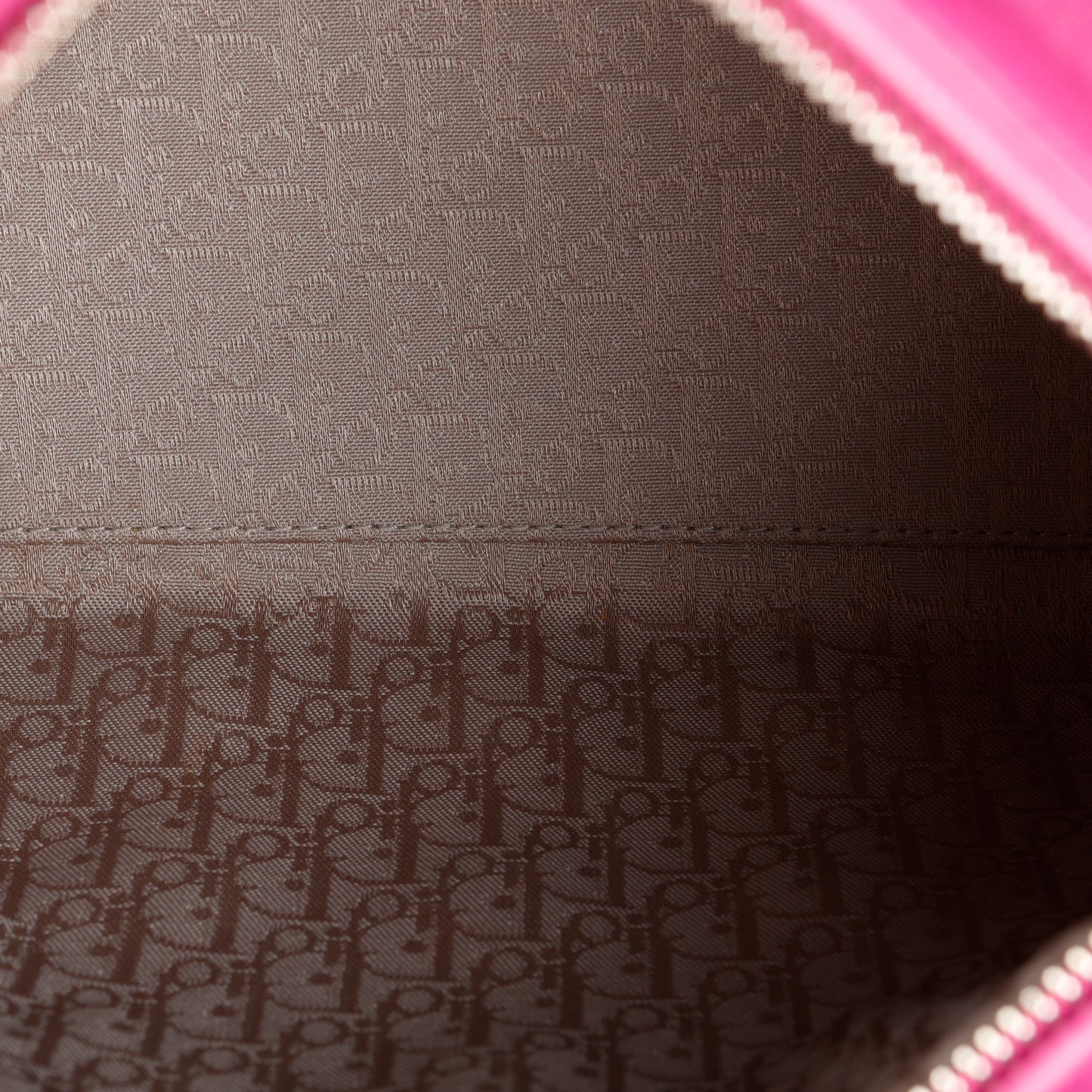Medium Lady Dior, Magenta Lambskin