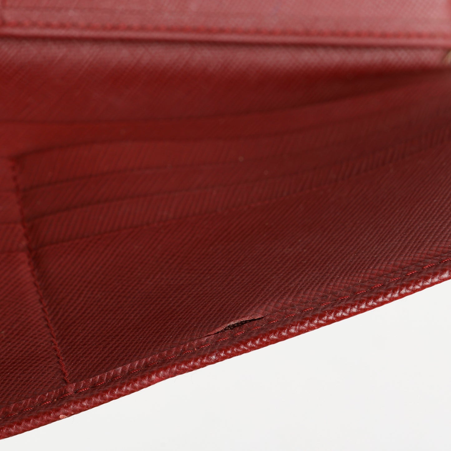 Large Bifold Zip Wallet, Burgundy