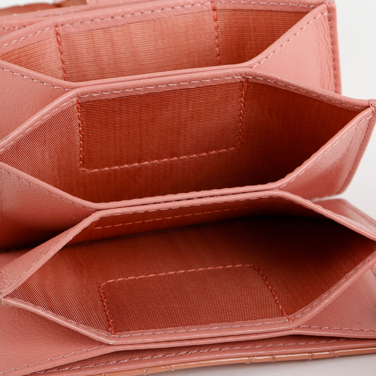Jasmine Wallet, Rose Patent Leather