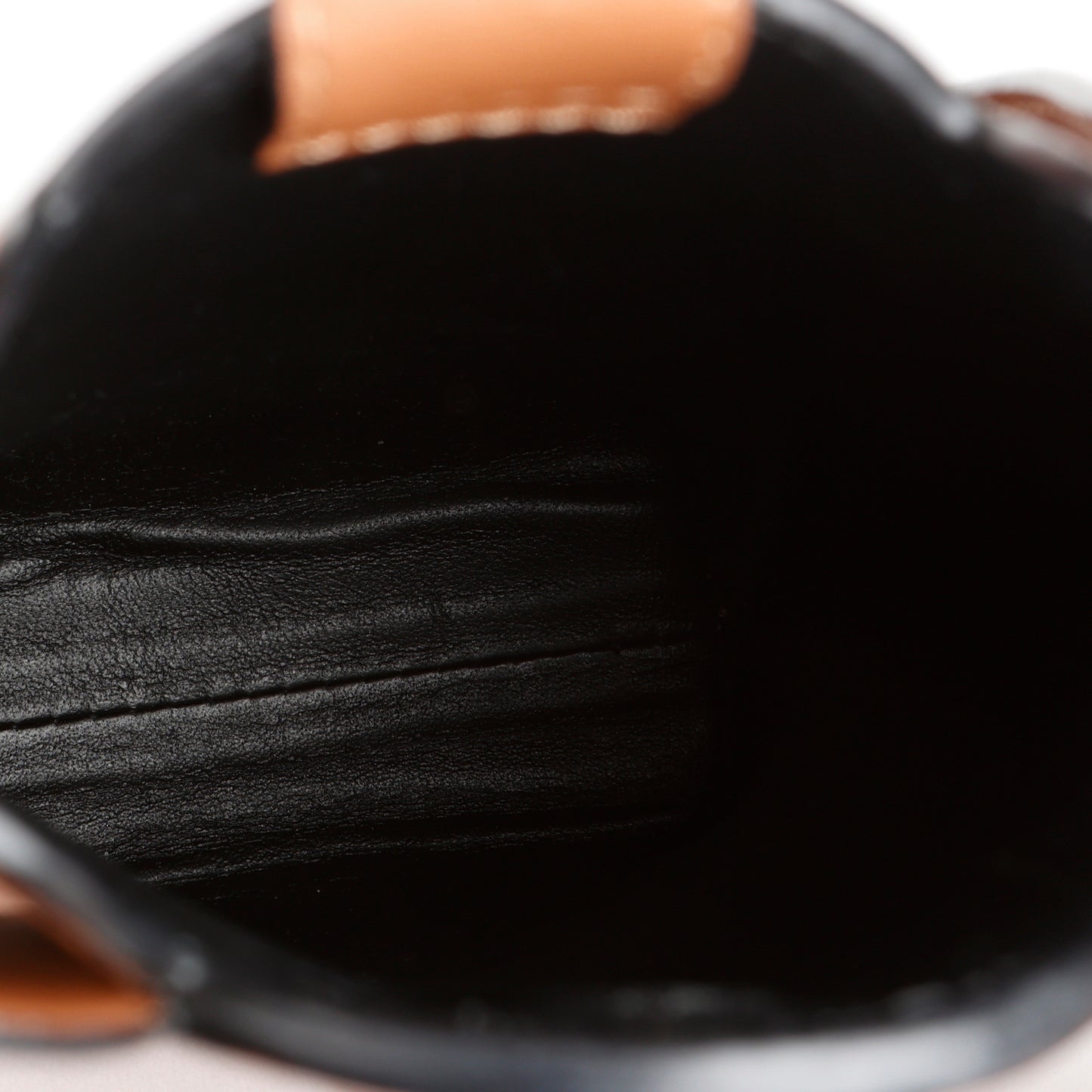 Elephant Pouch Crossbody, Brown Calfskin