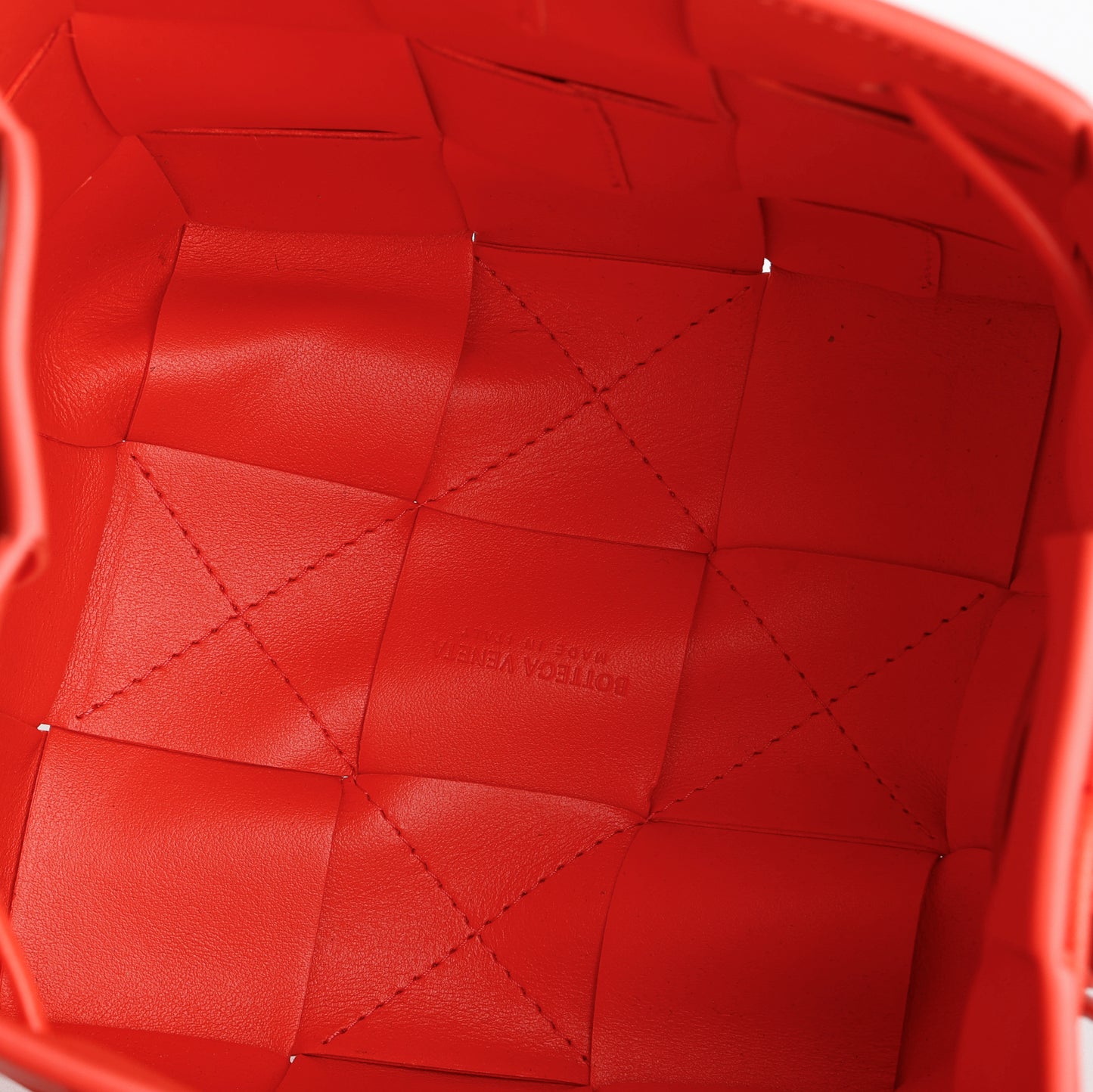 Small Cassette Bucket, Coral Red