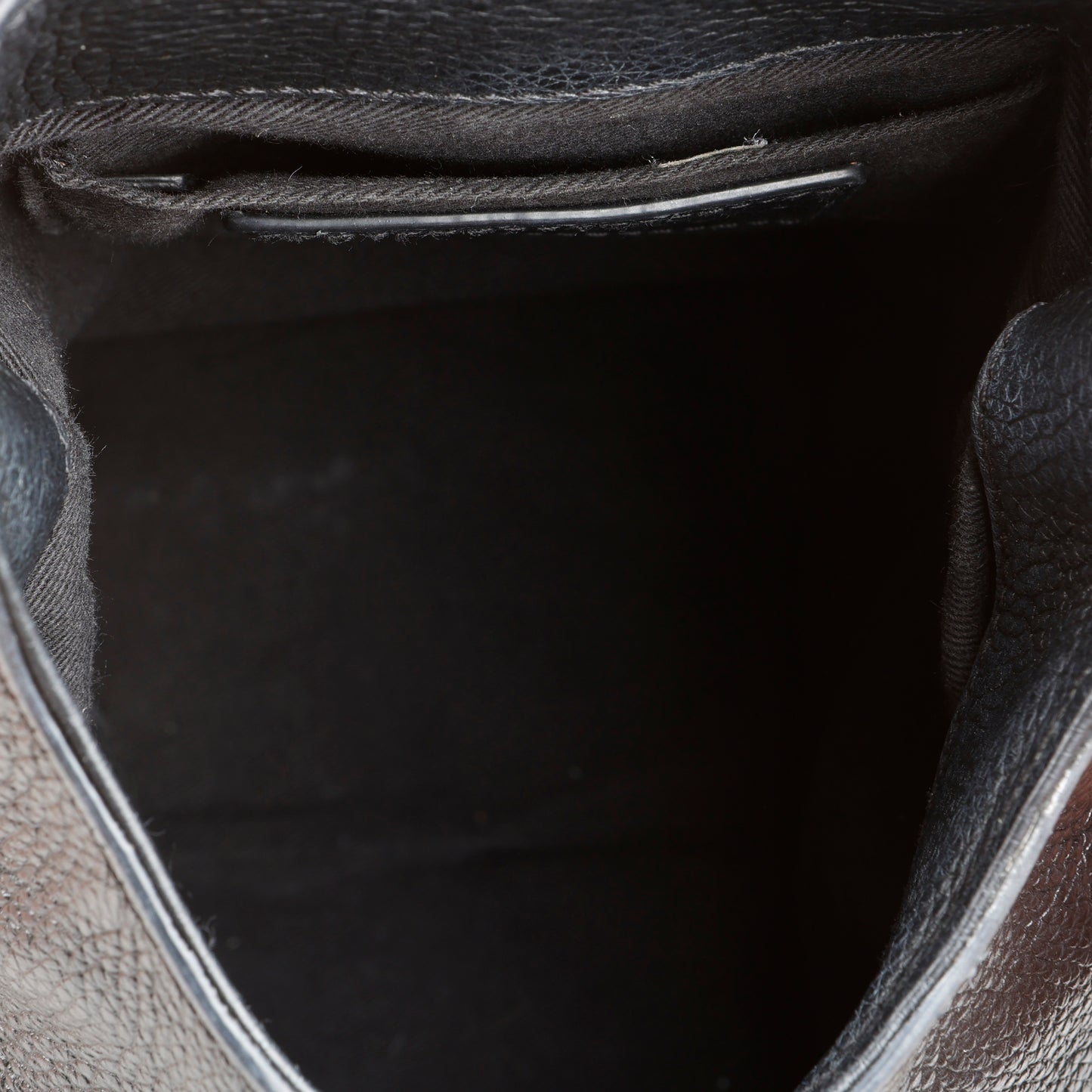 Olga Convertible Backpack, Black Calfskin