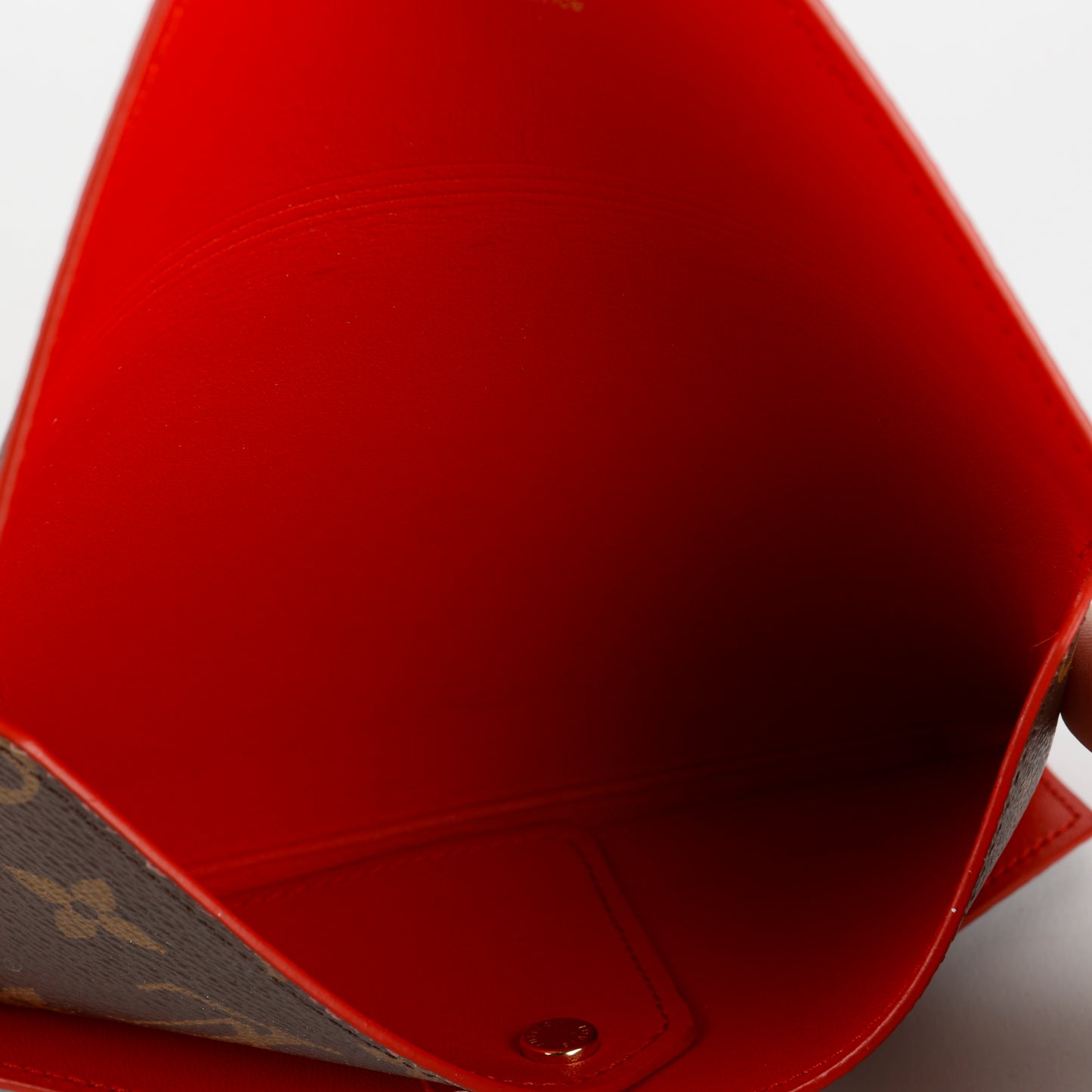 Kirigami Pochette MM, Monogram/Red