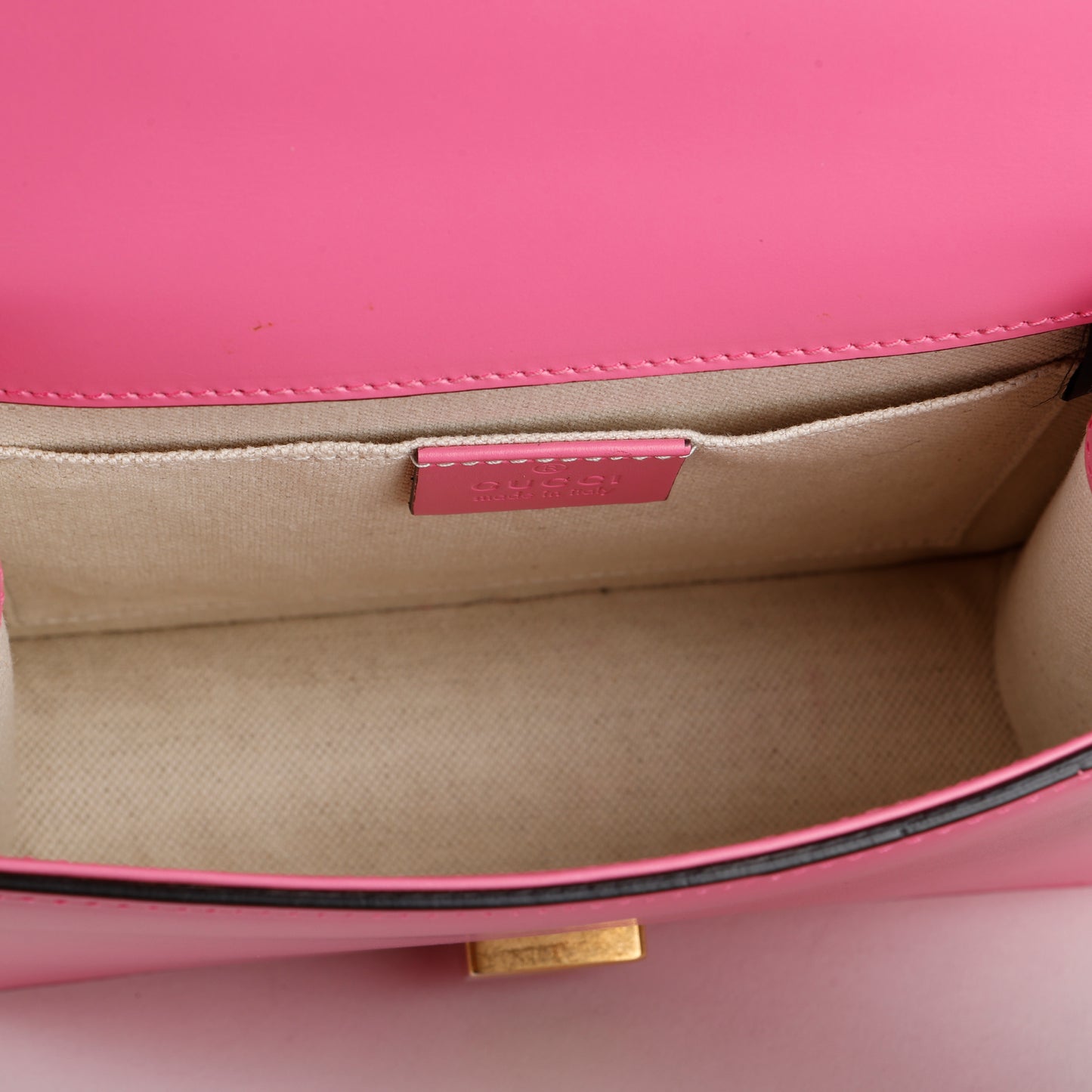 Small GG Marmont Chain Bag, Bubblegum Pink