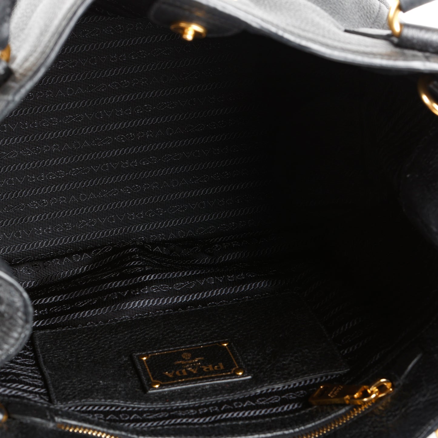 Medium Gardener Tote, Black Grained Calfskin