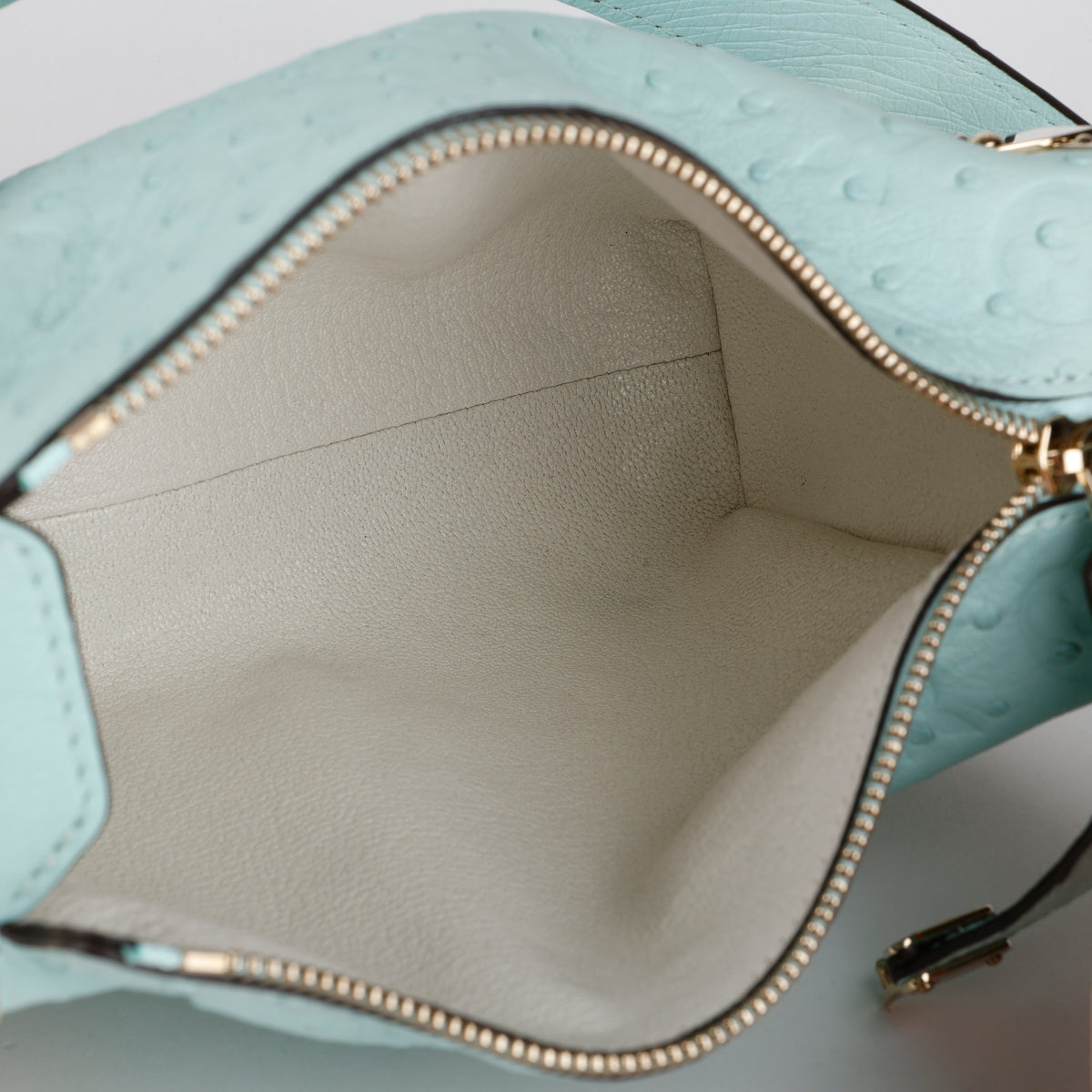 Side Trunk PM, Turquoise Ostrich