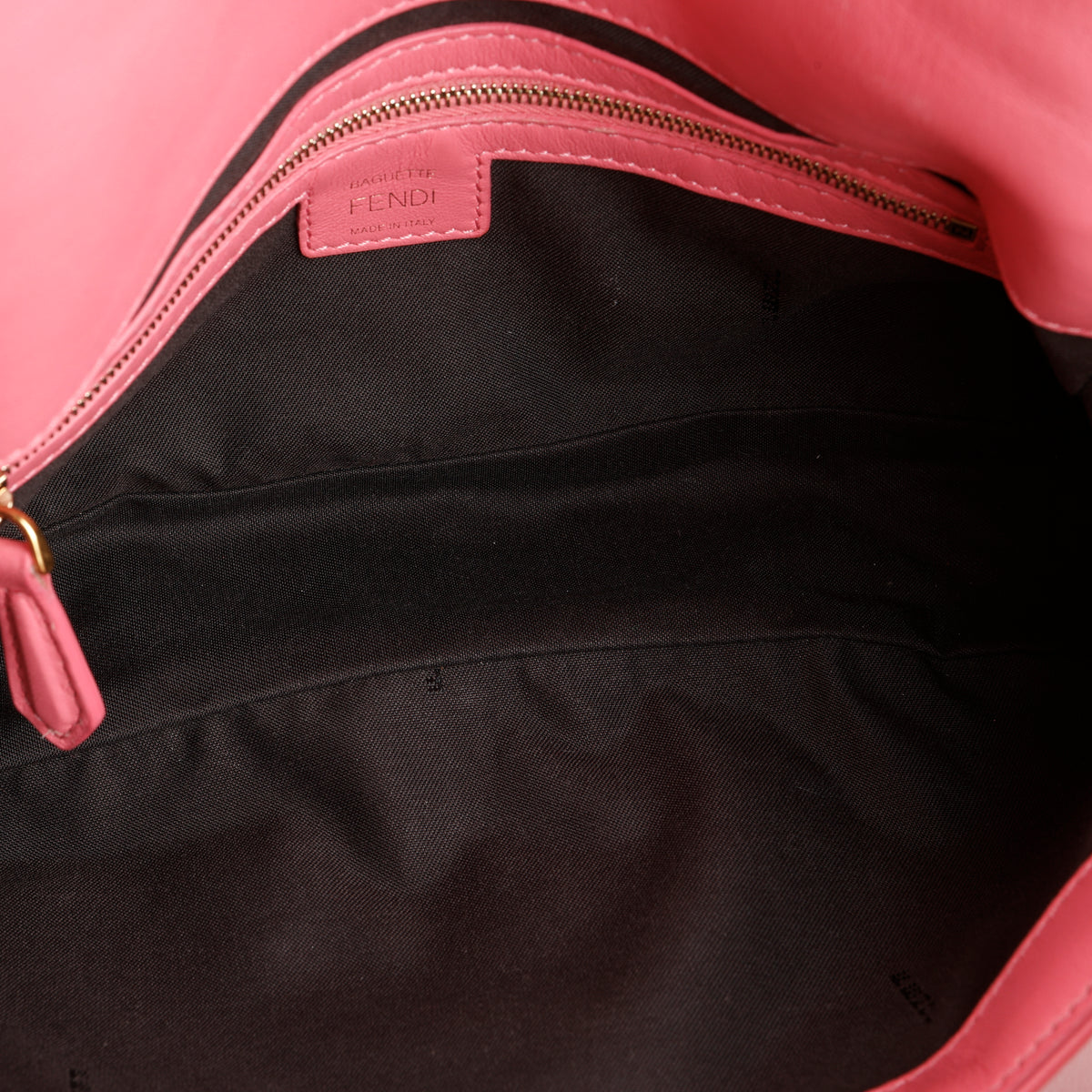Medium Nappa Embossed Baguette, Pink