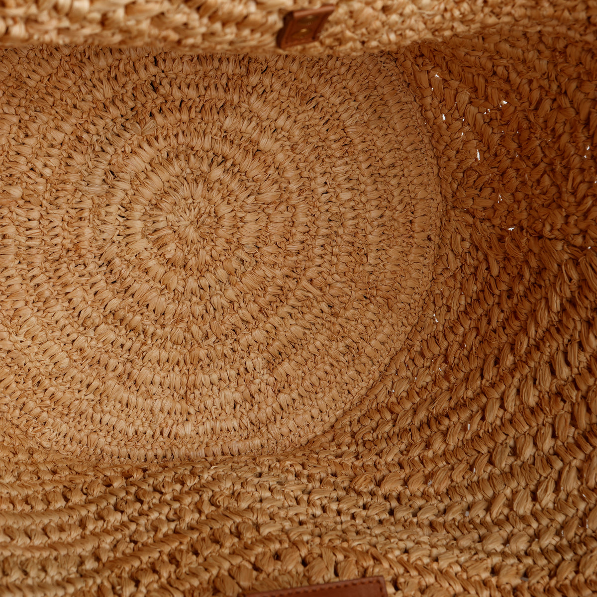 Medium Panier Tote, Raffia