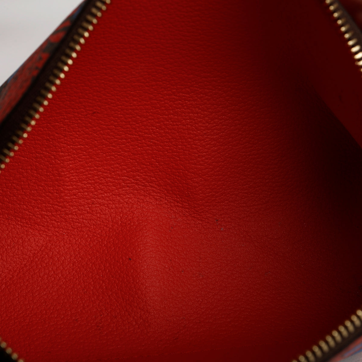 Cosmetic Pouch, Jungle Dots