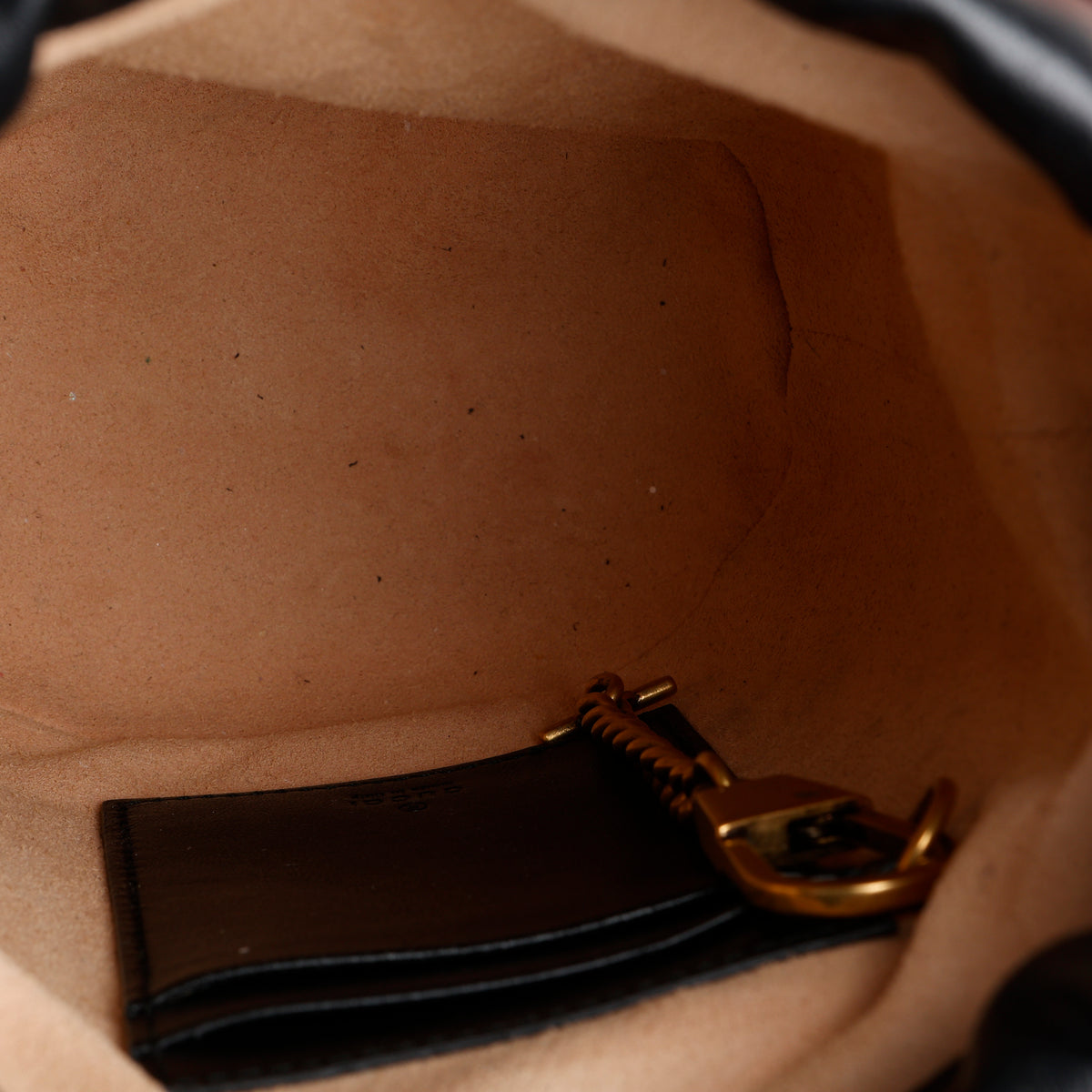 GG Marmont Bucket Bag, Black
