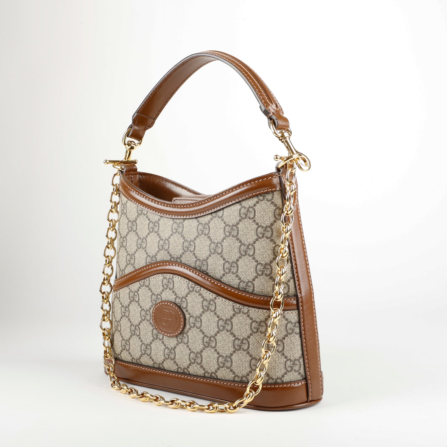 GG Supreme Azalea Retro Interlocking Chain Shoulder Bag 10616