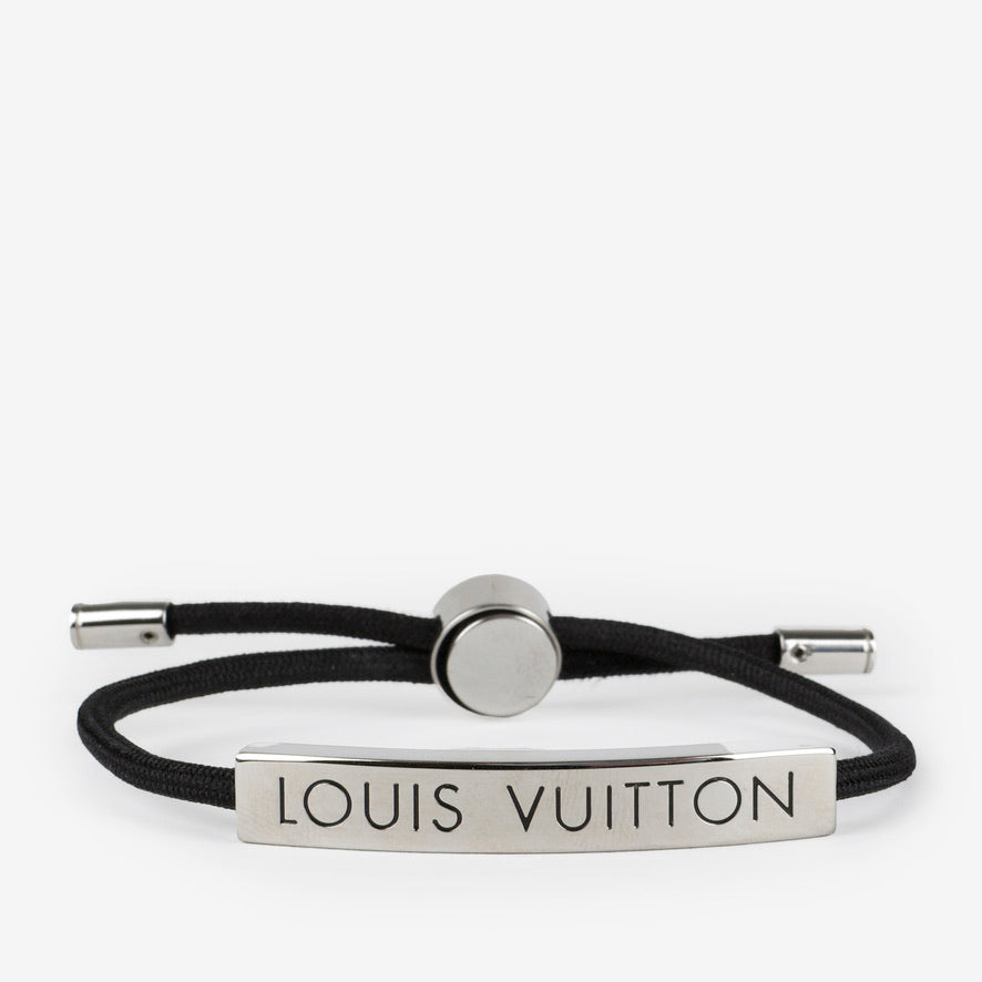 Clip It Bracelet, Black Silver Hardware