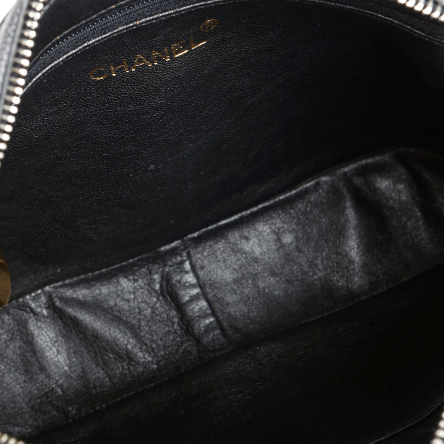 Vintage Medium Camera Bag, Black Caviar