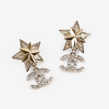 Star CC Dangle Earrings 10796